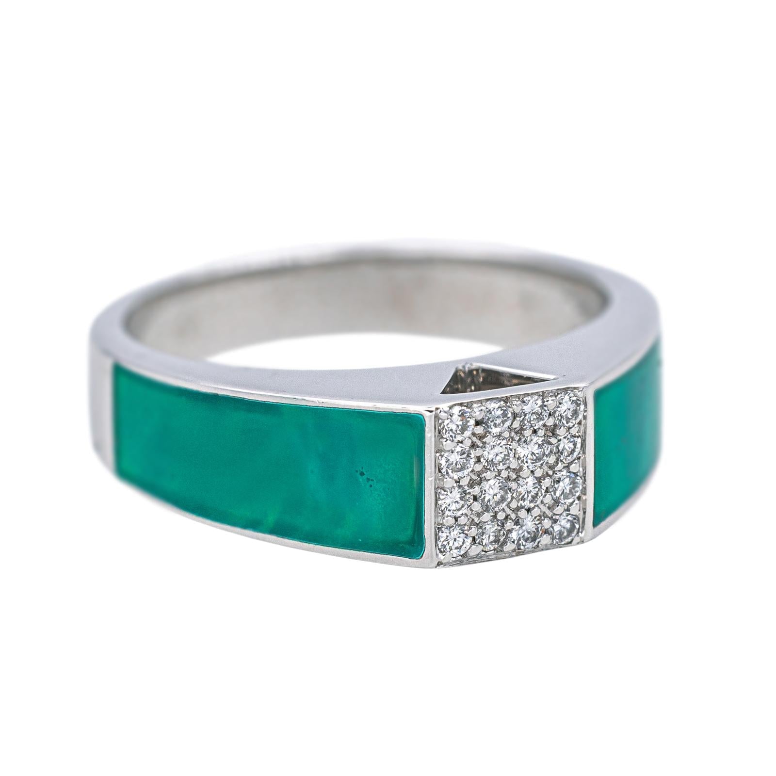 Korloff Bague Or blanc Diamant