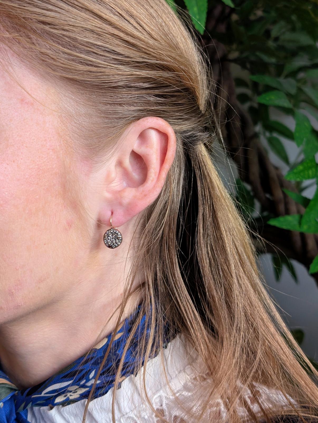 Pomellato Boucles d'oreilles Sabbia Or rose Diamant