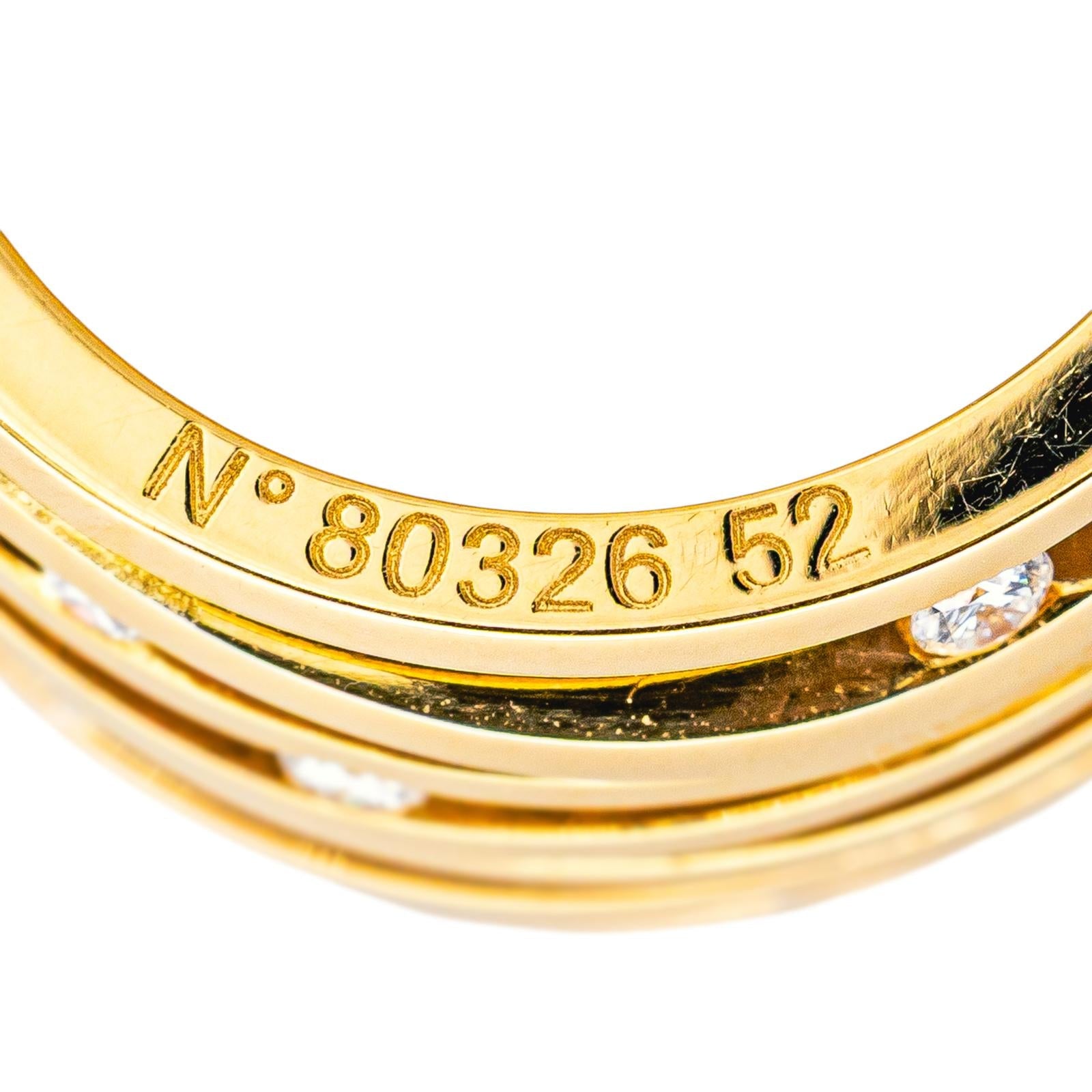 Omega Bague Ladymatic Or jaune Diamant