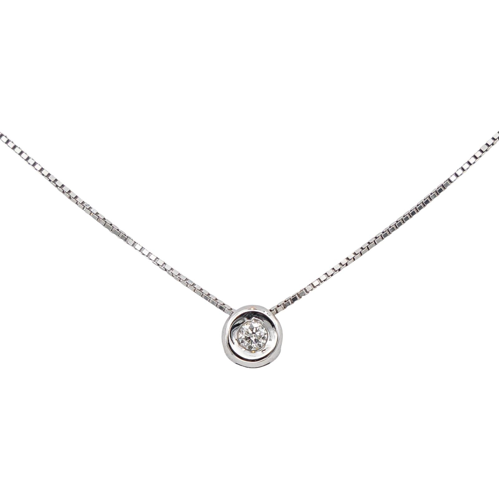 Collier Maille vénitienne Or blanc Diamant