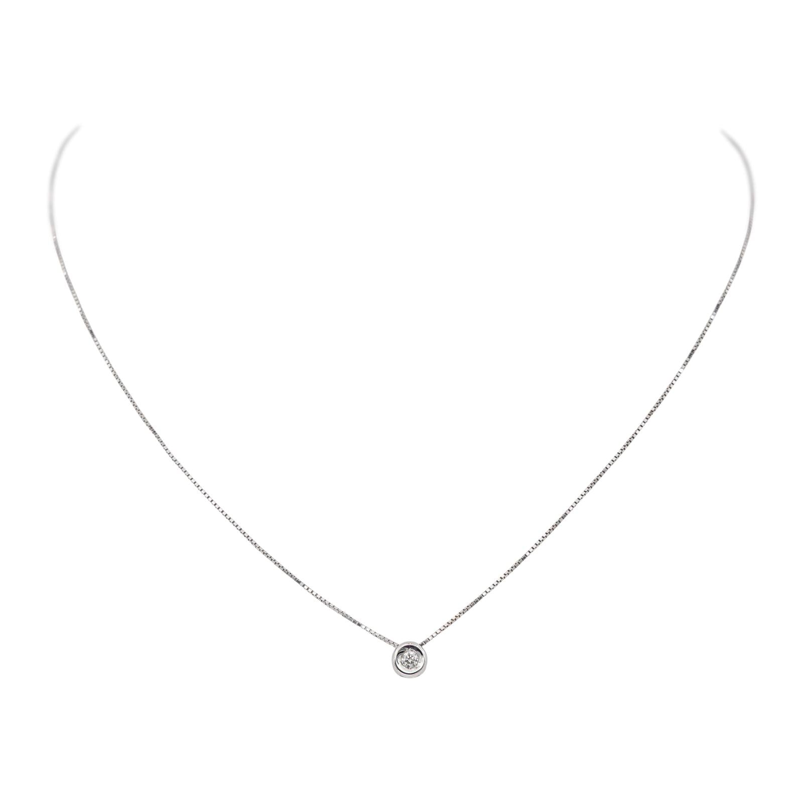 Collier Maille vénitienne Or blanc Diamant