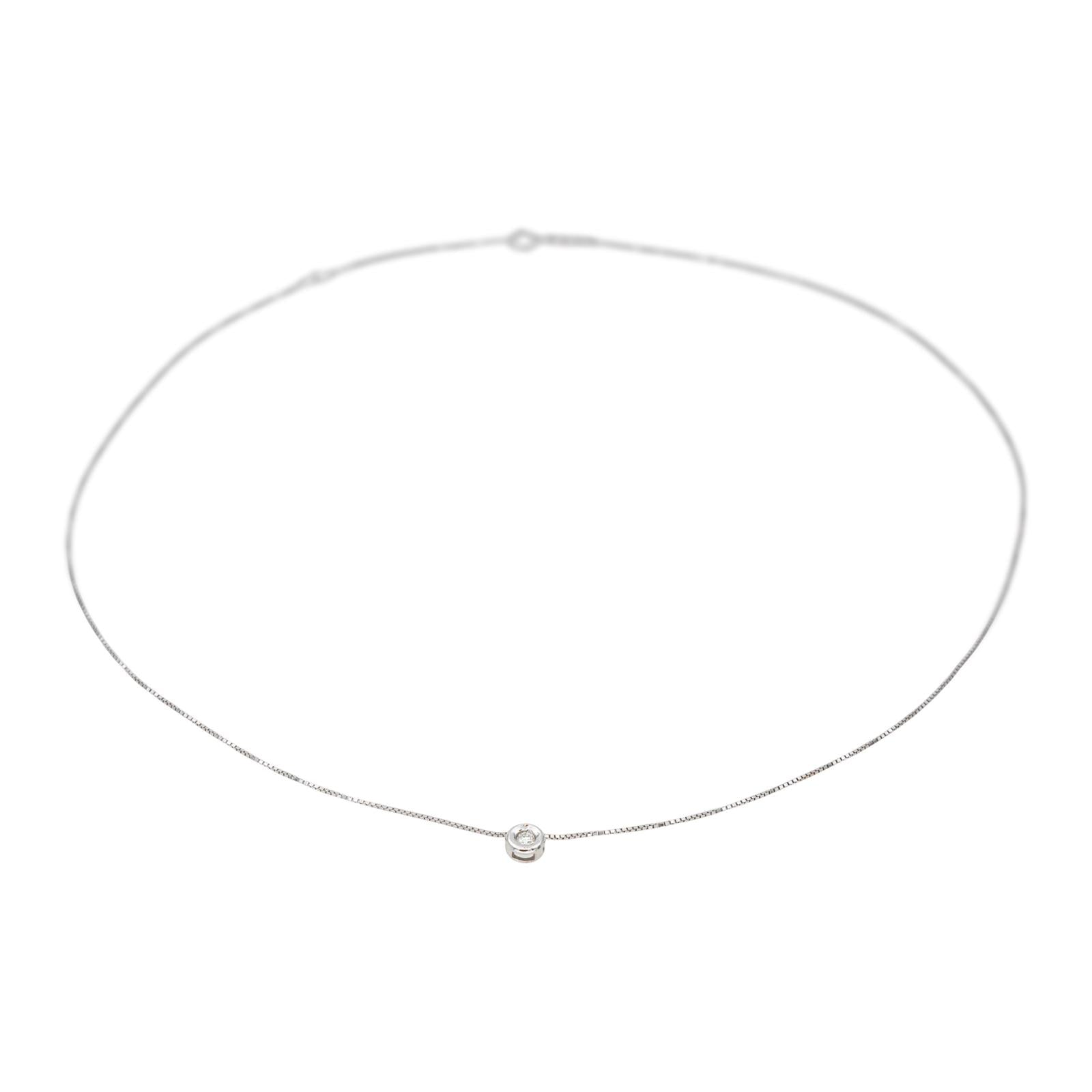 Collier Maille vénitienne Or blanc Diamant