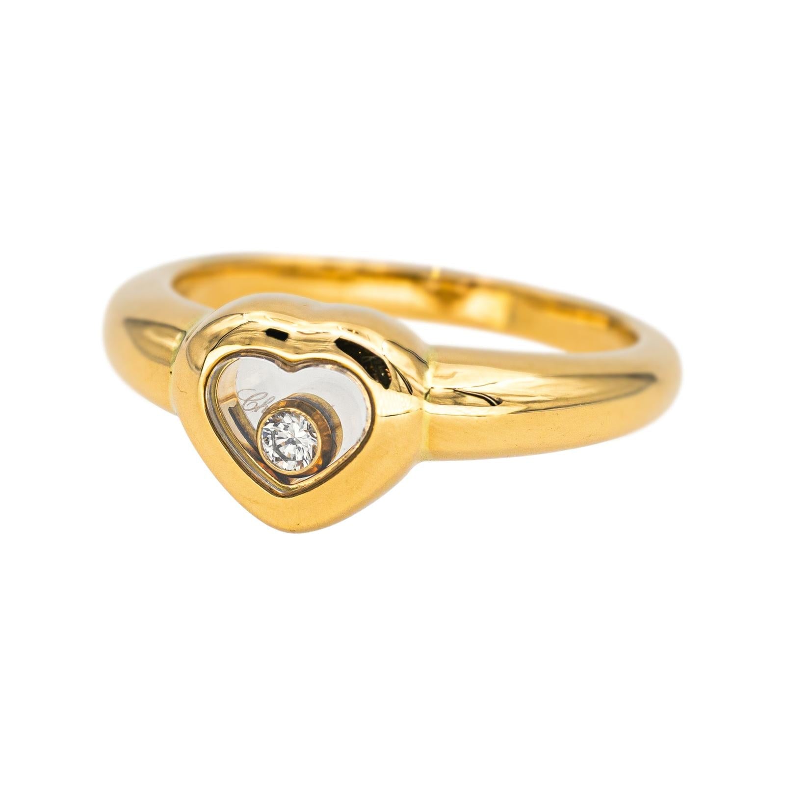 Chopard Bague Happy diamond Or jaune Diamant