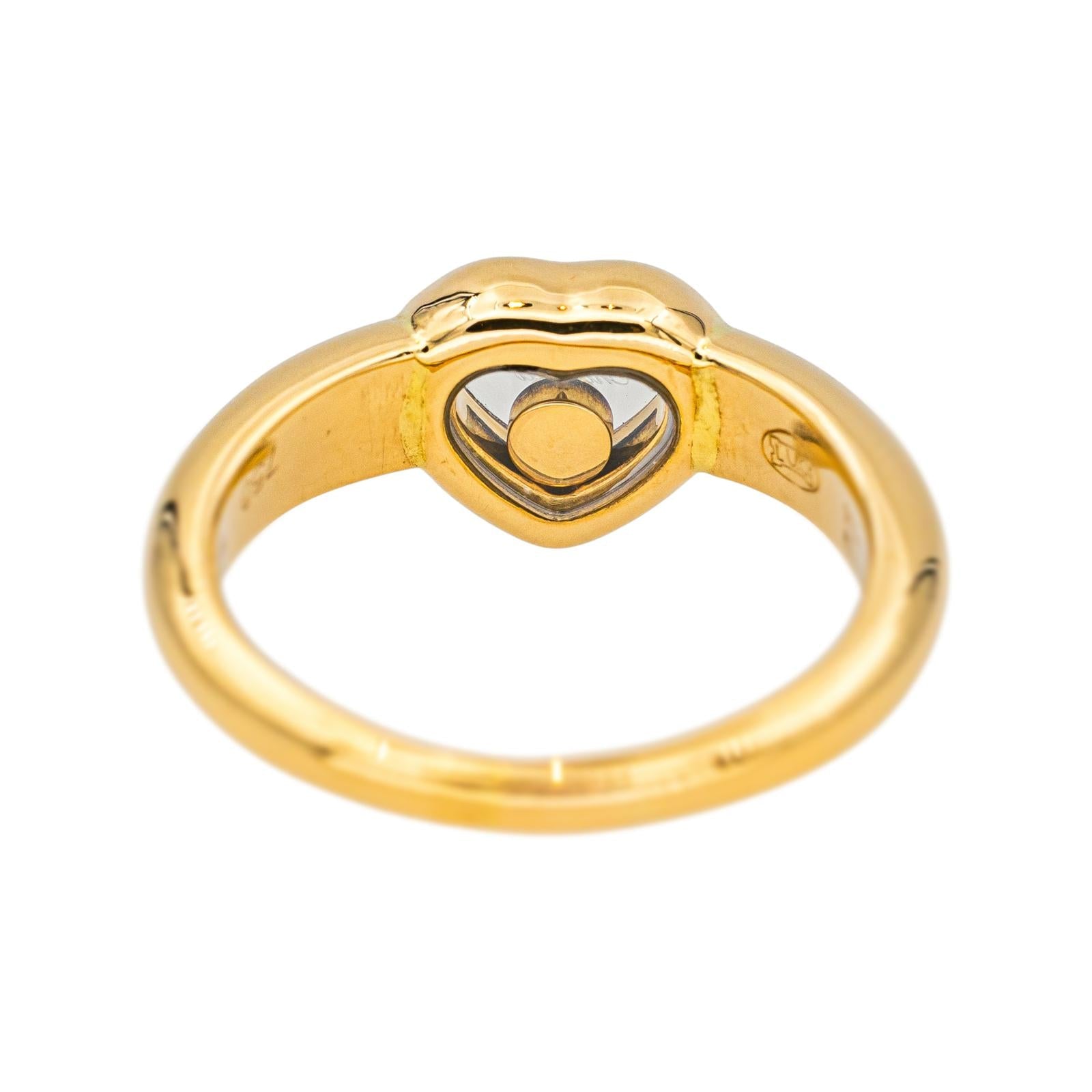 Chopard Bague Happy diamond Or jaune Diamant