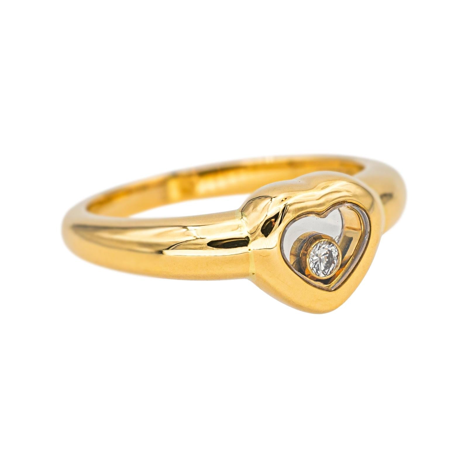 Chopard Bague Happy diamond Or jaune Diamant