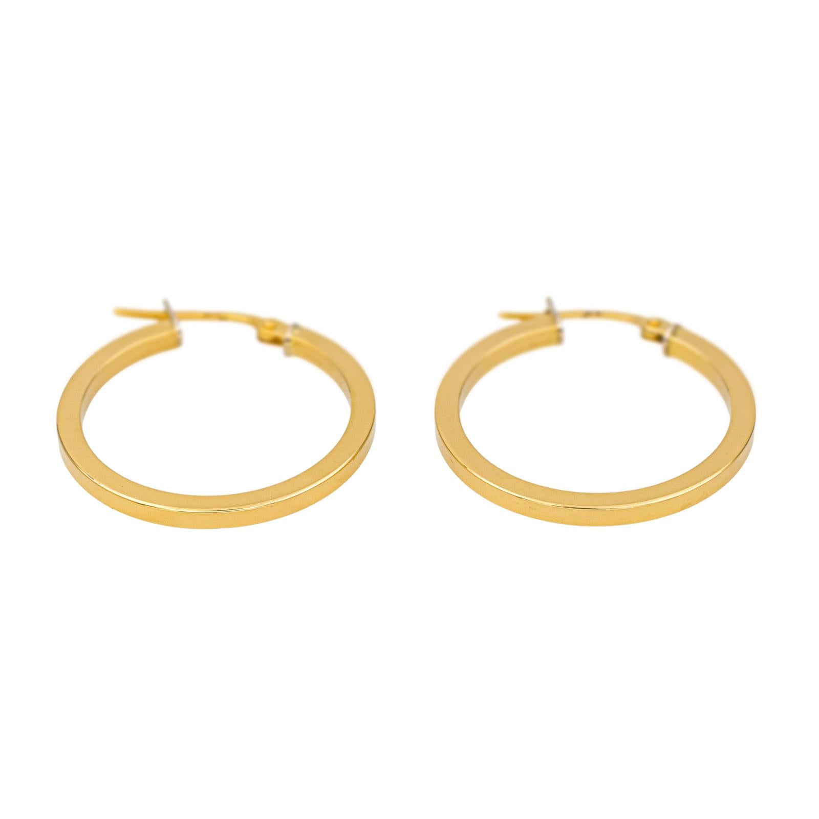 Boucles d'oreilles Créoles Or jaune