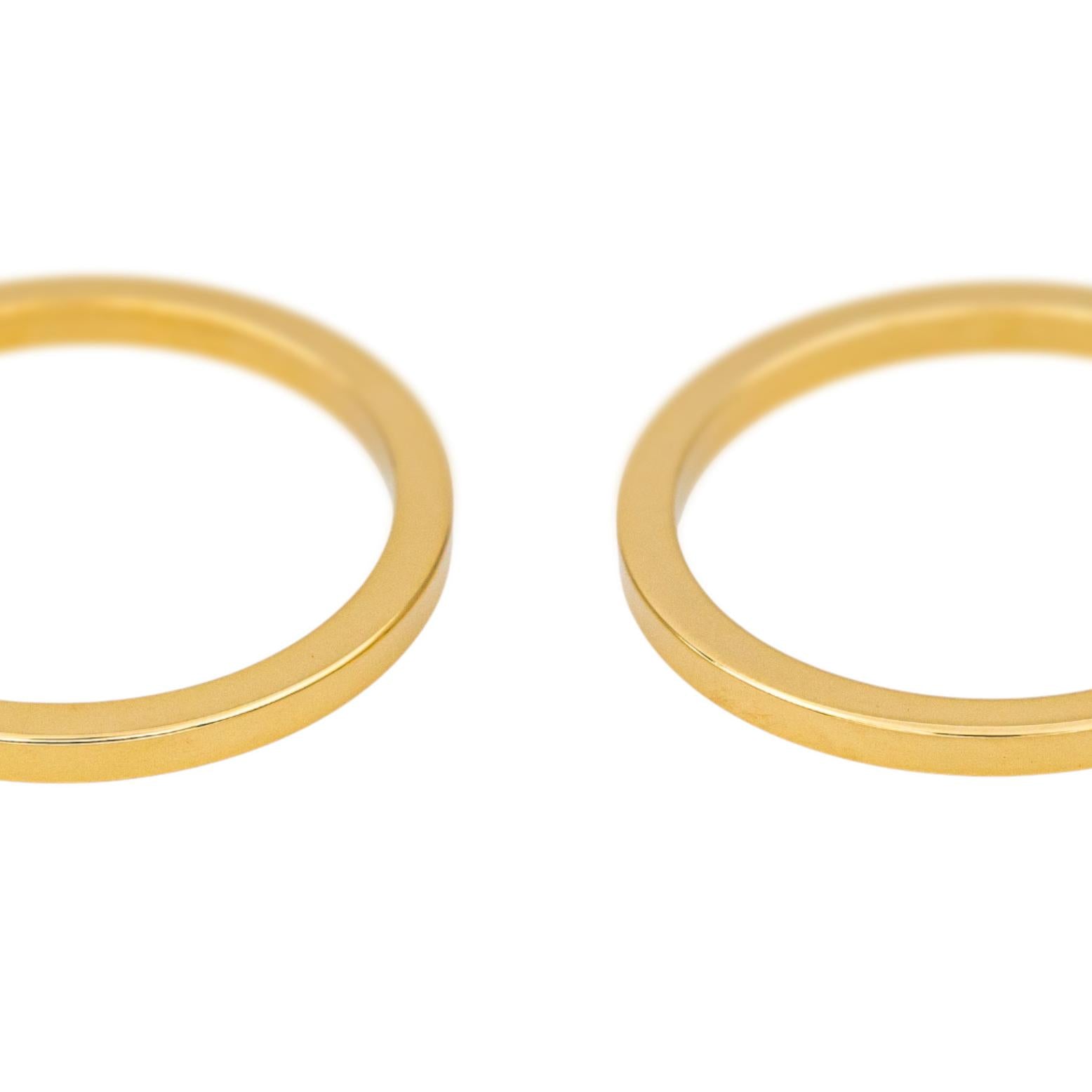 Boucles d'oreilles Créoles Or jaune