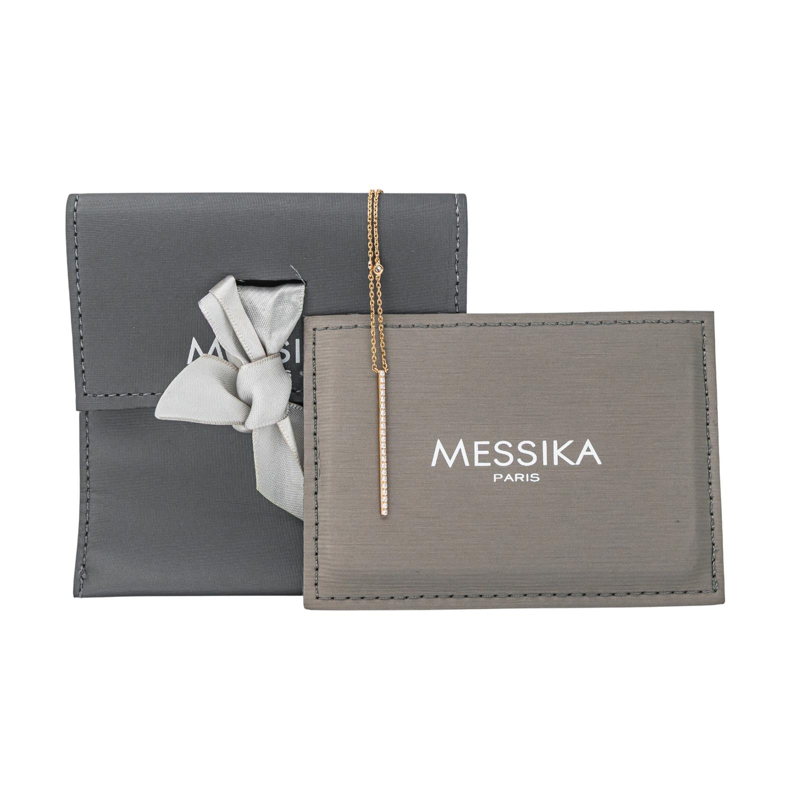 Messika Collier Gatsby Or rose Diamant