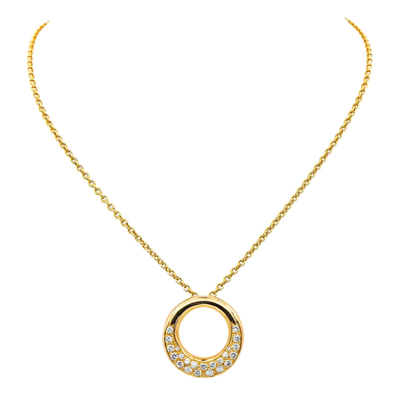 Collier Or jaune Diamant