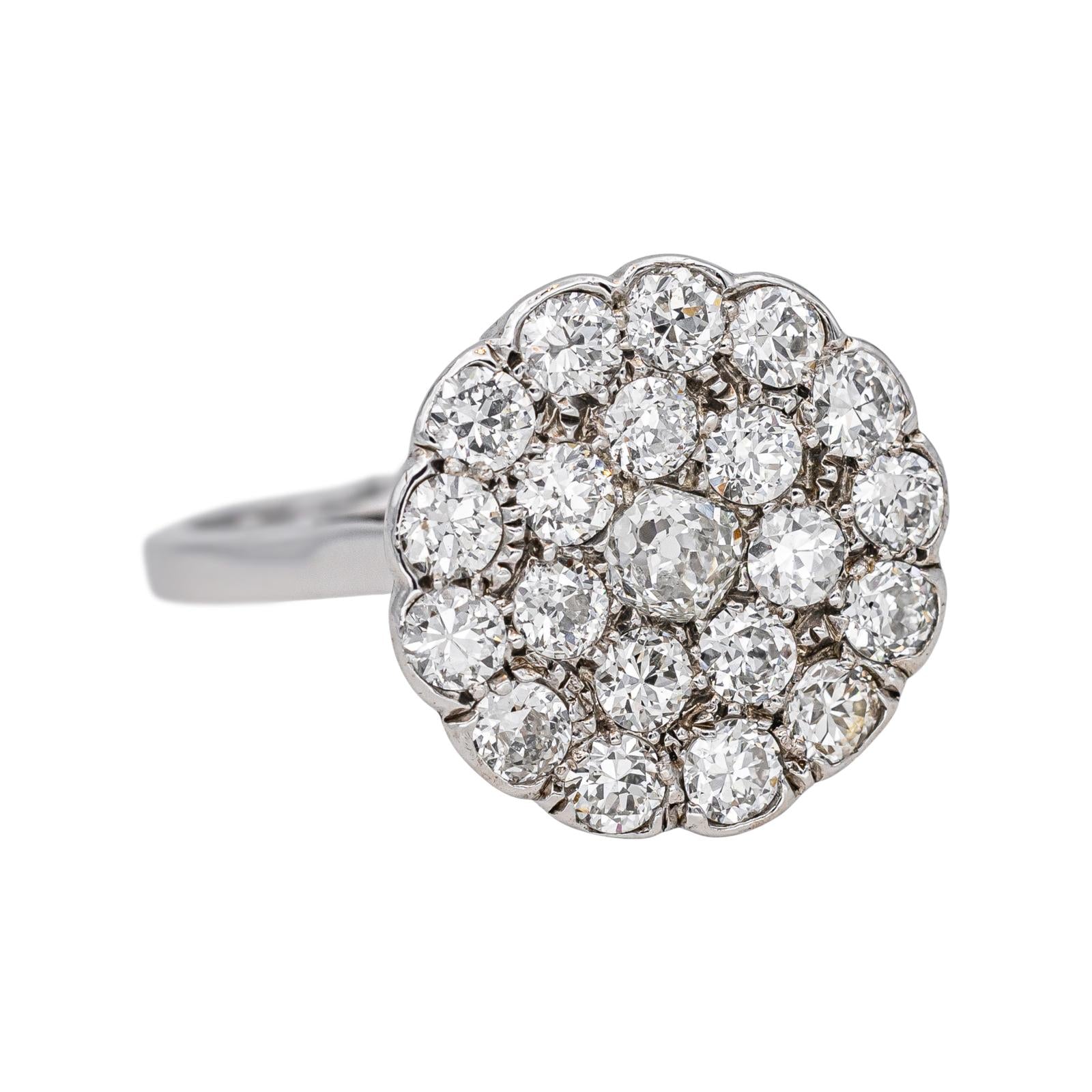 Bague Or blanc Diamant, Diamants