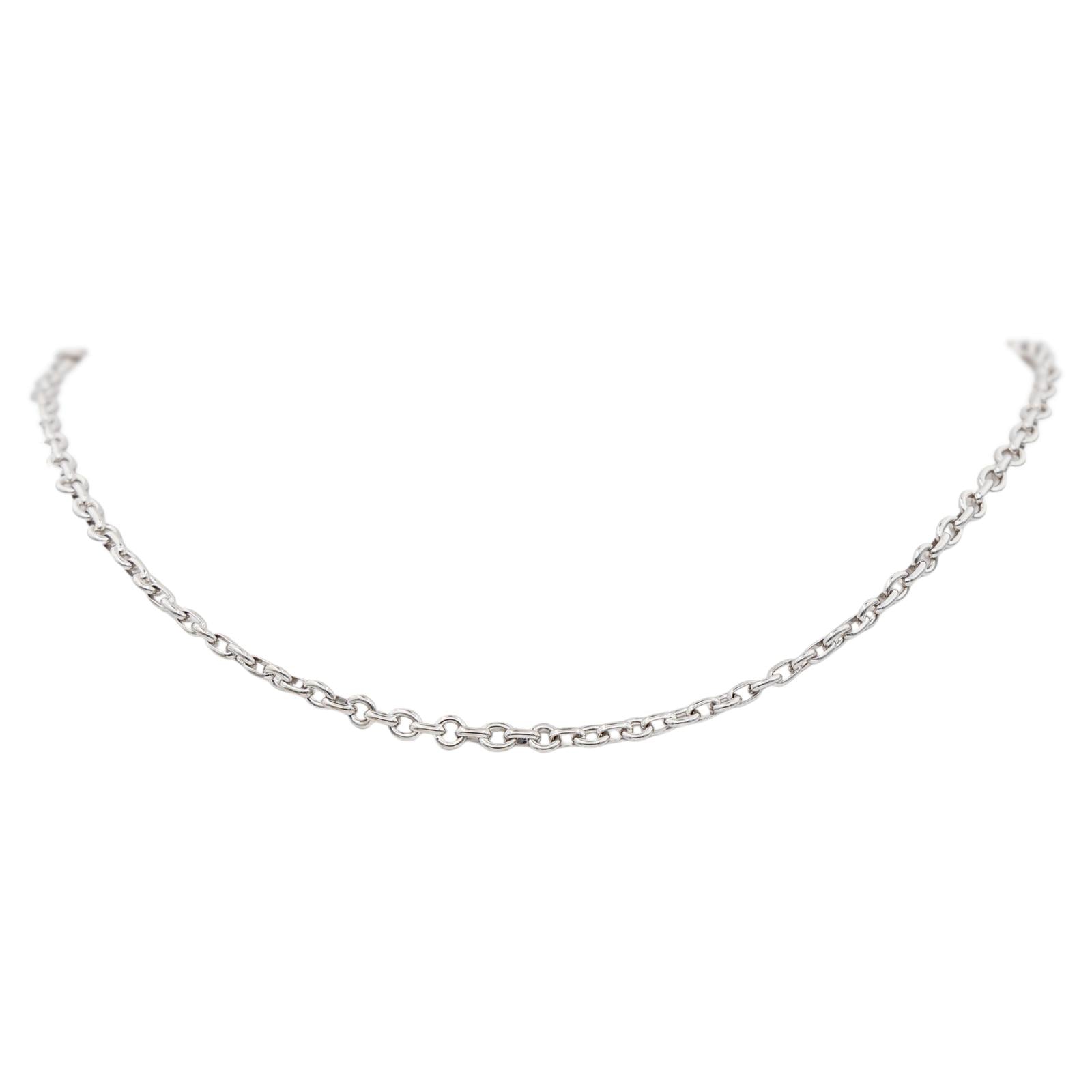 Chaumet Collier Chaîne Or blanc