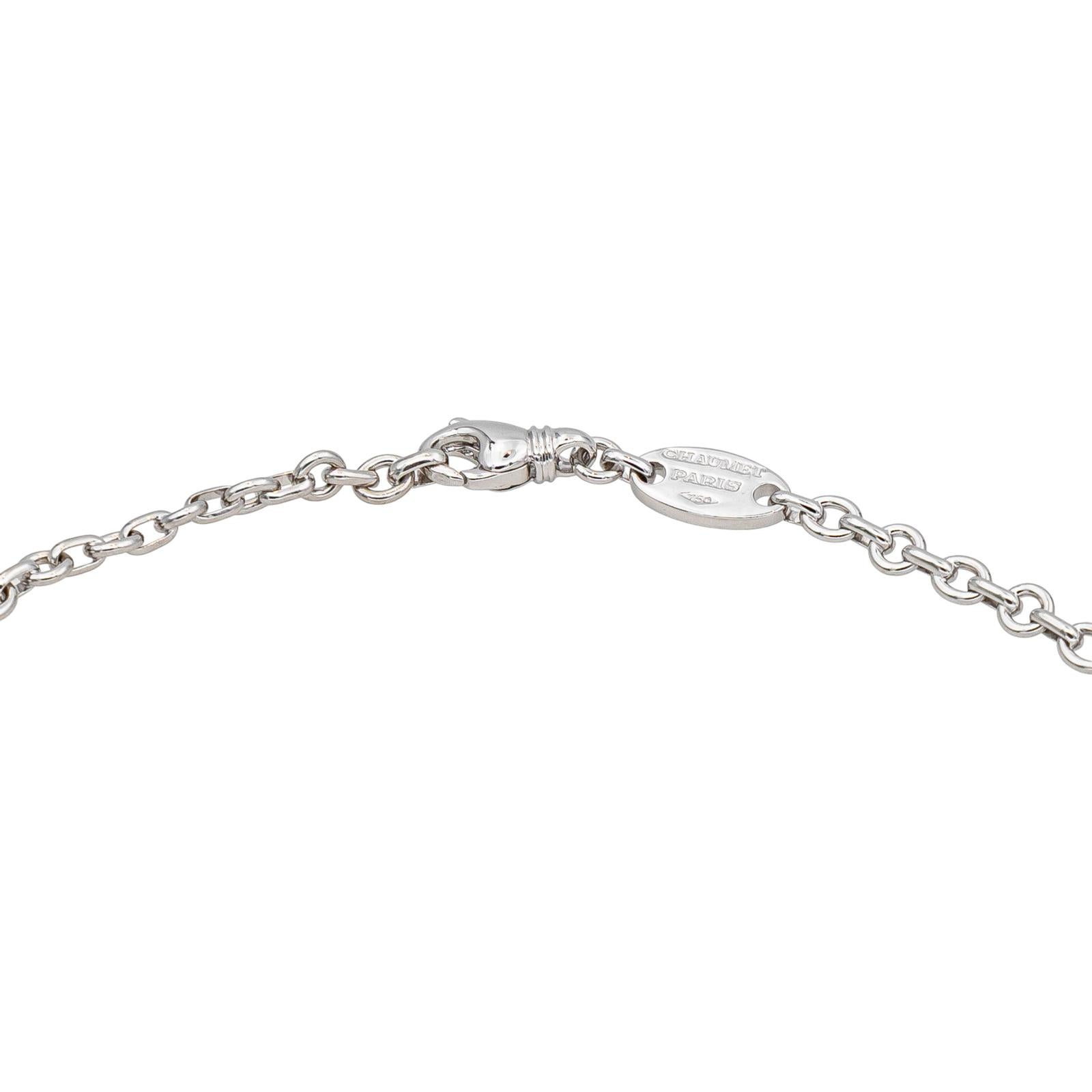 Chaumet Collier Chaîne Or blanc