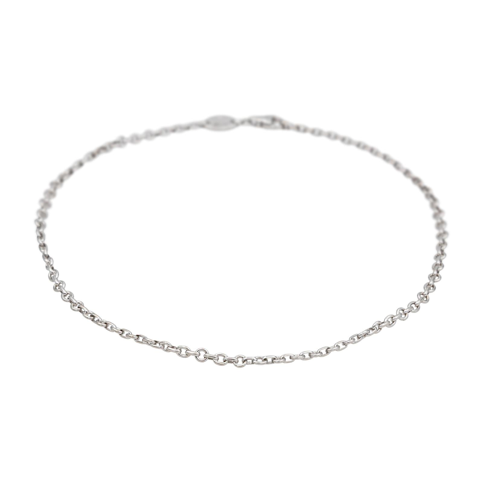 Chaumet Collier Chaîne Or blanc