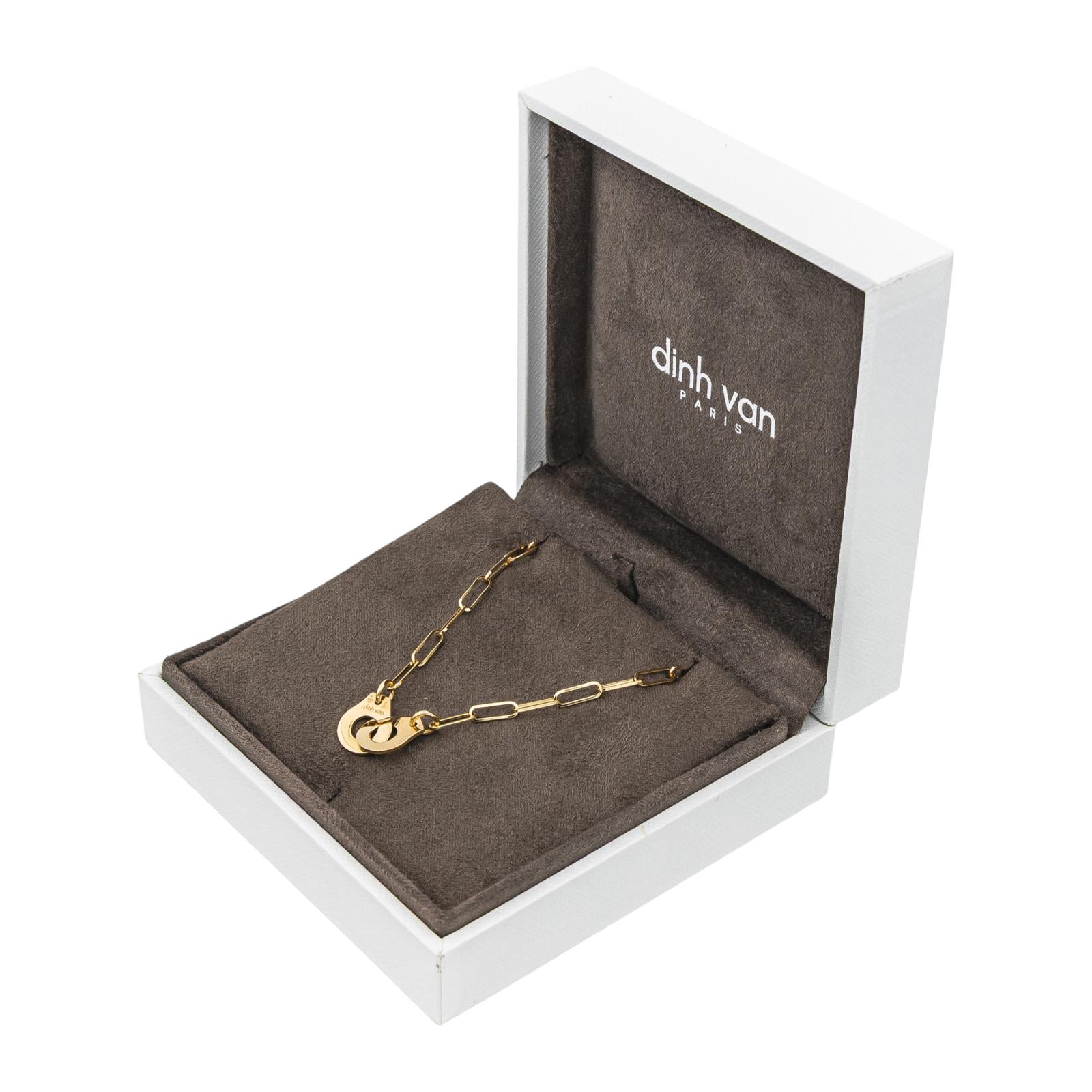 Dinh van Collier Menottes Or jaune