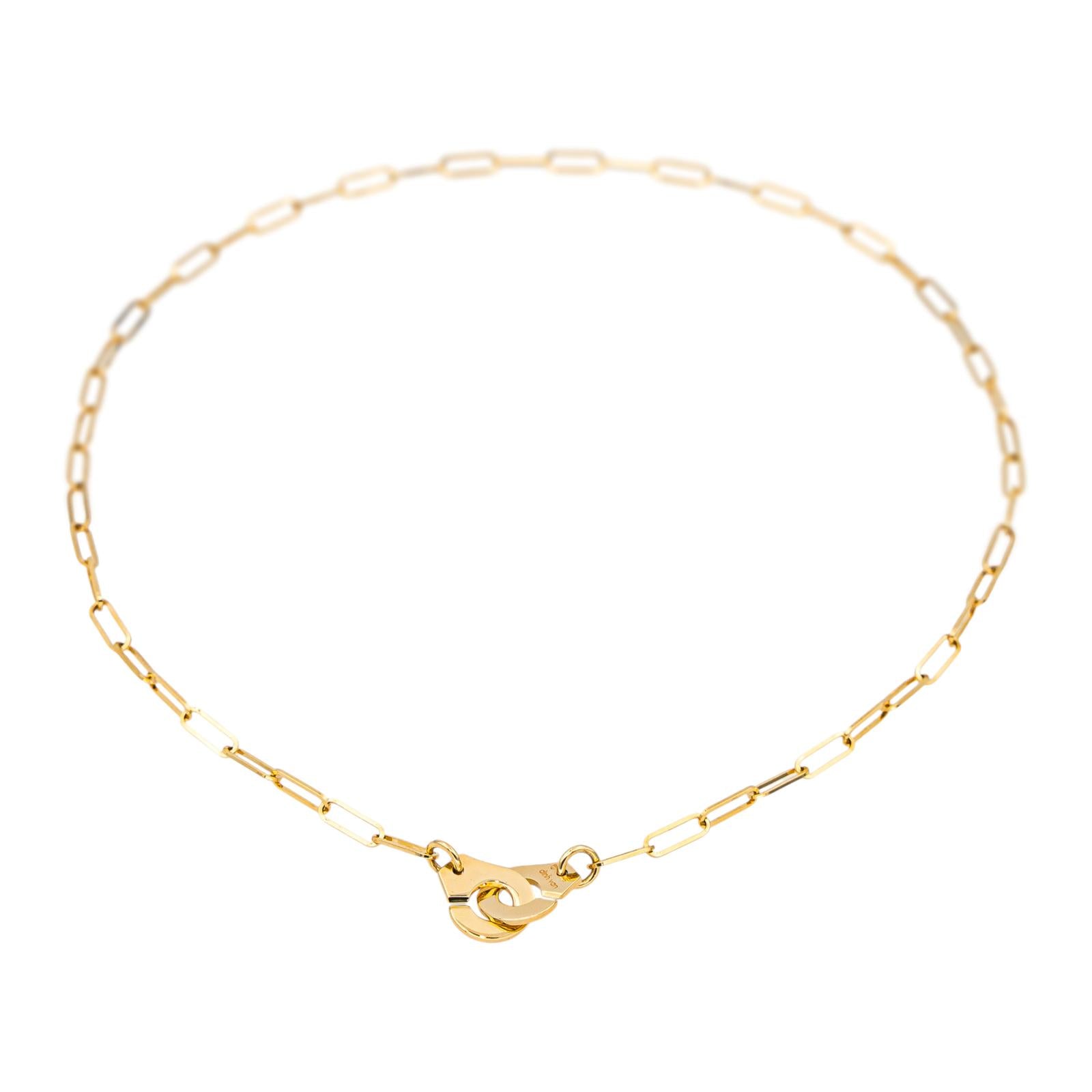 Dinh van Collier Menottes Or jaune