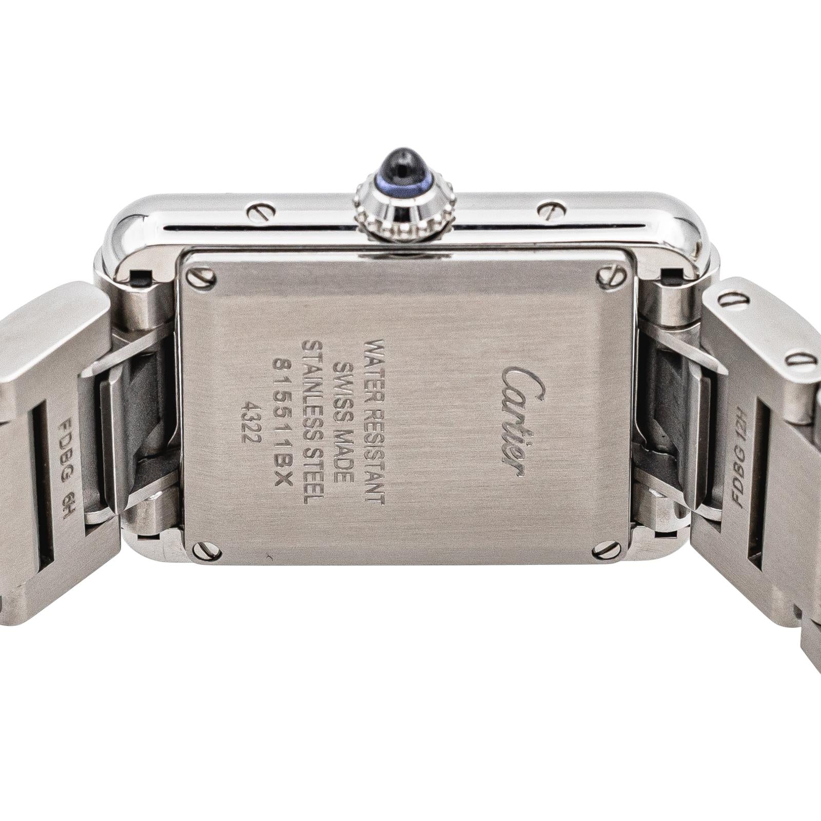 Cartier Montre Tank must Acier Spinelle