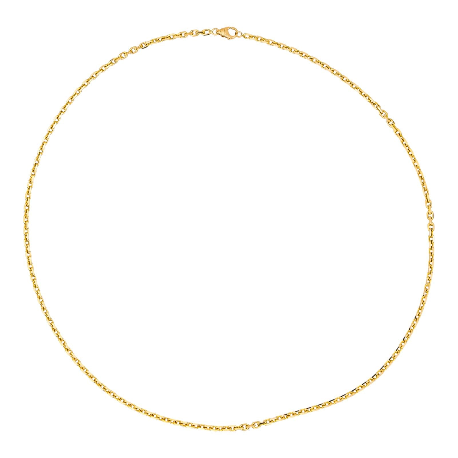 Collier Maille forçat Or jaune