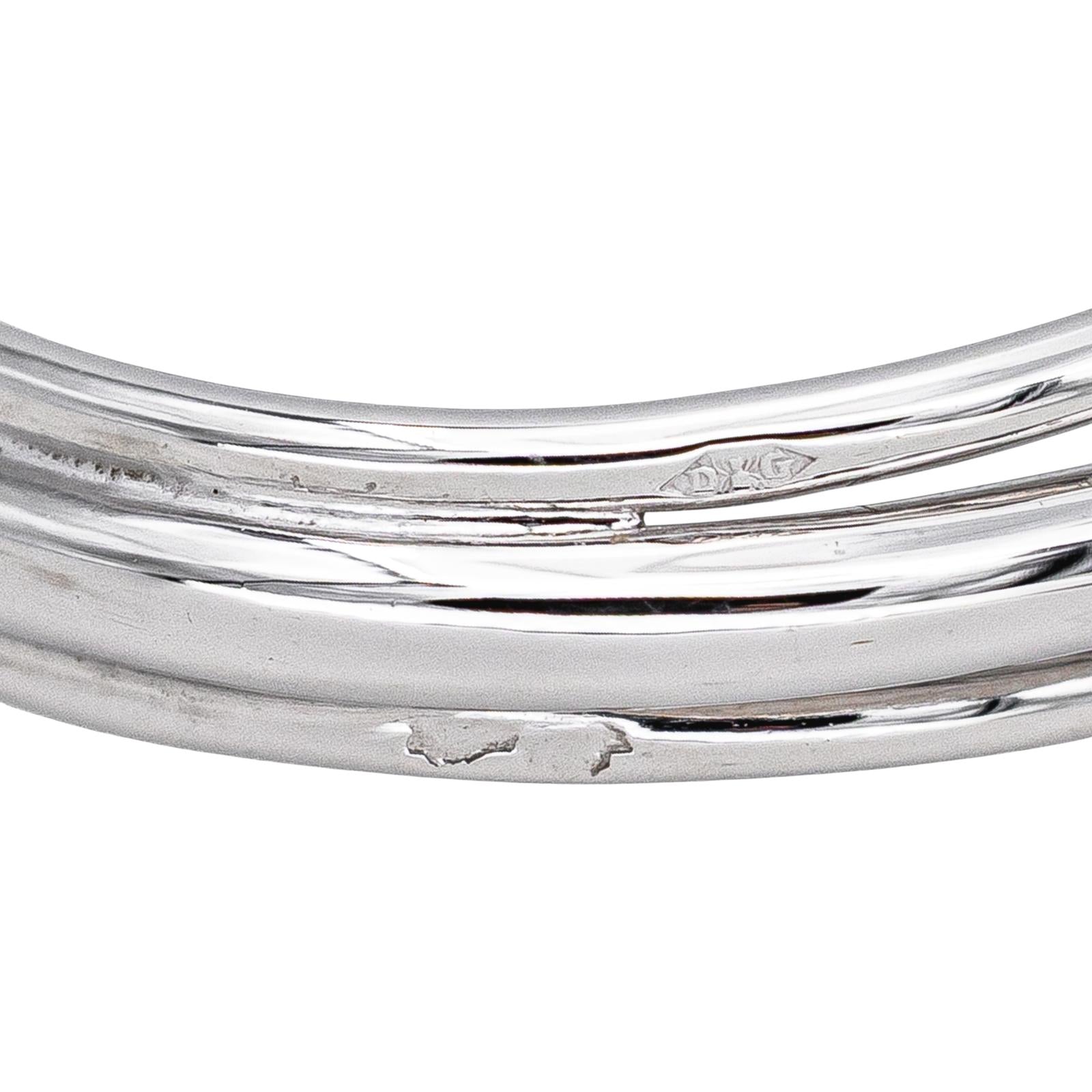 Bague Cocktail Or blanc, Platine Diamant