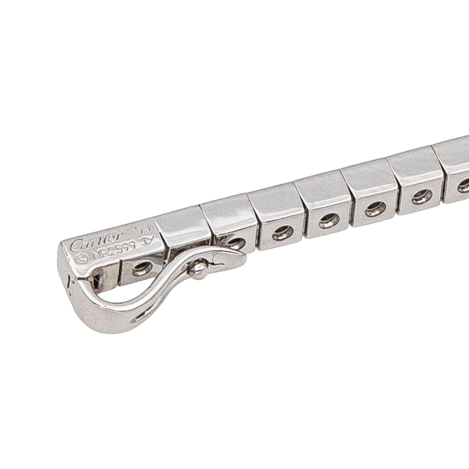 Cartier Pendentif Lanière Or blanc Diamant