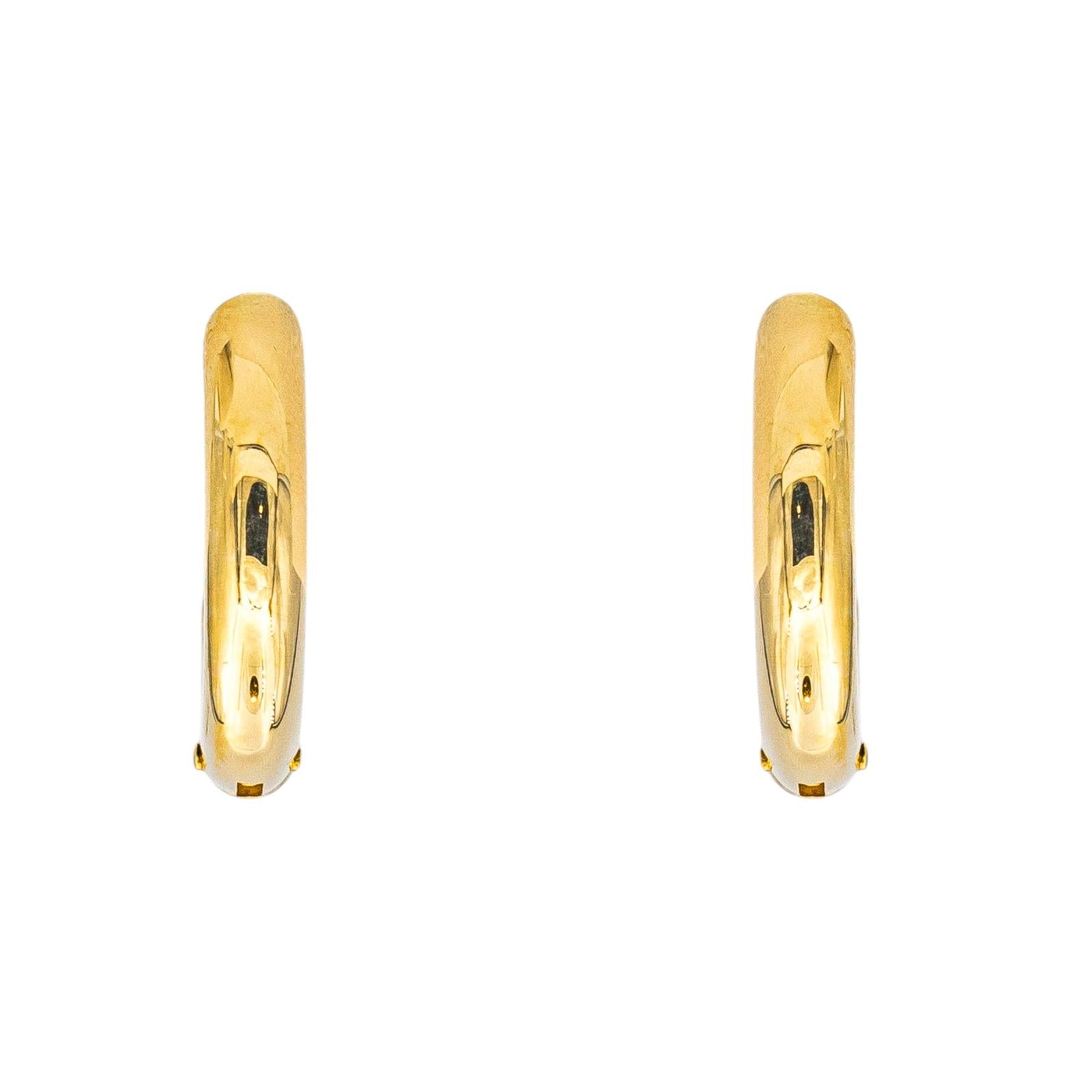 Boucles d'oreilles Créoles Or jaune