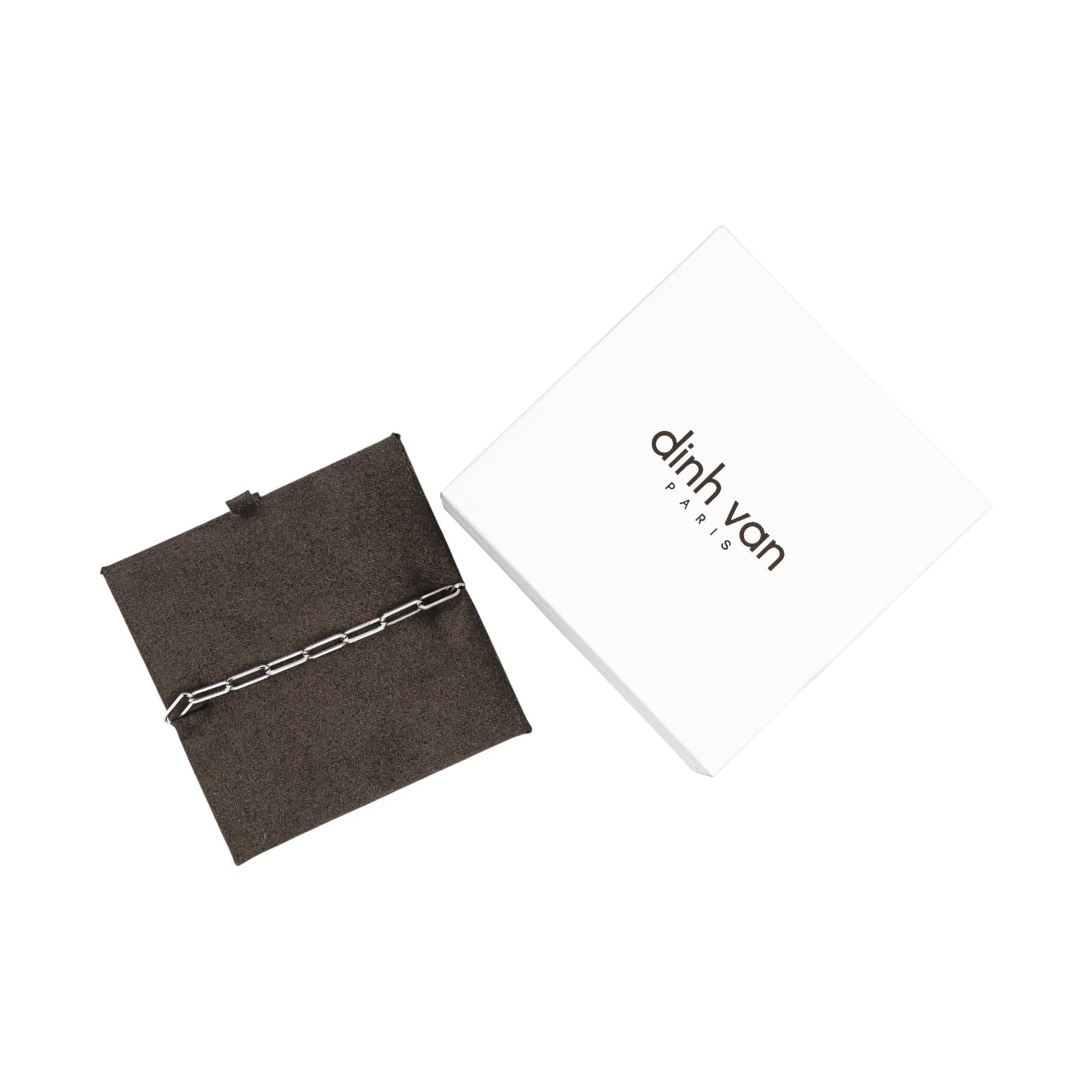 Dinh van Bracelet Maillon Or blanc