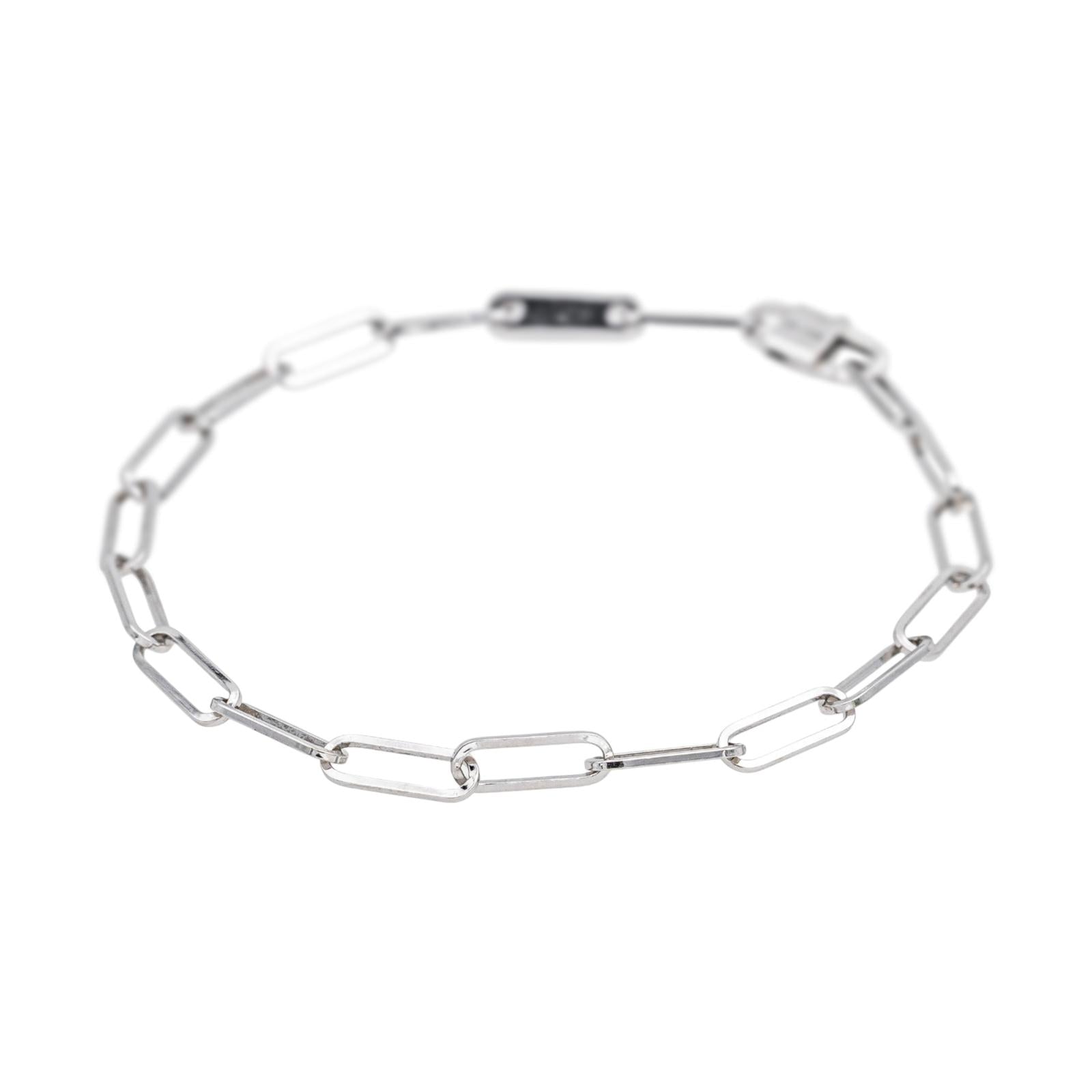 Dinh van Bracelet Maillon Or blanc