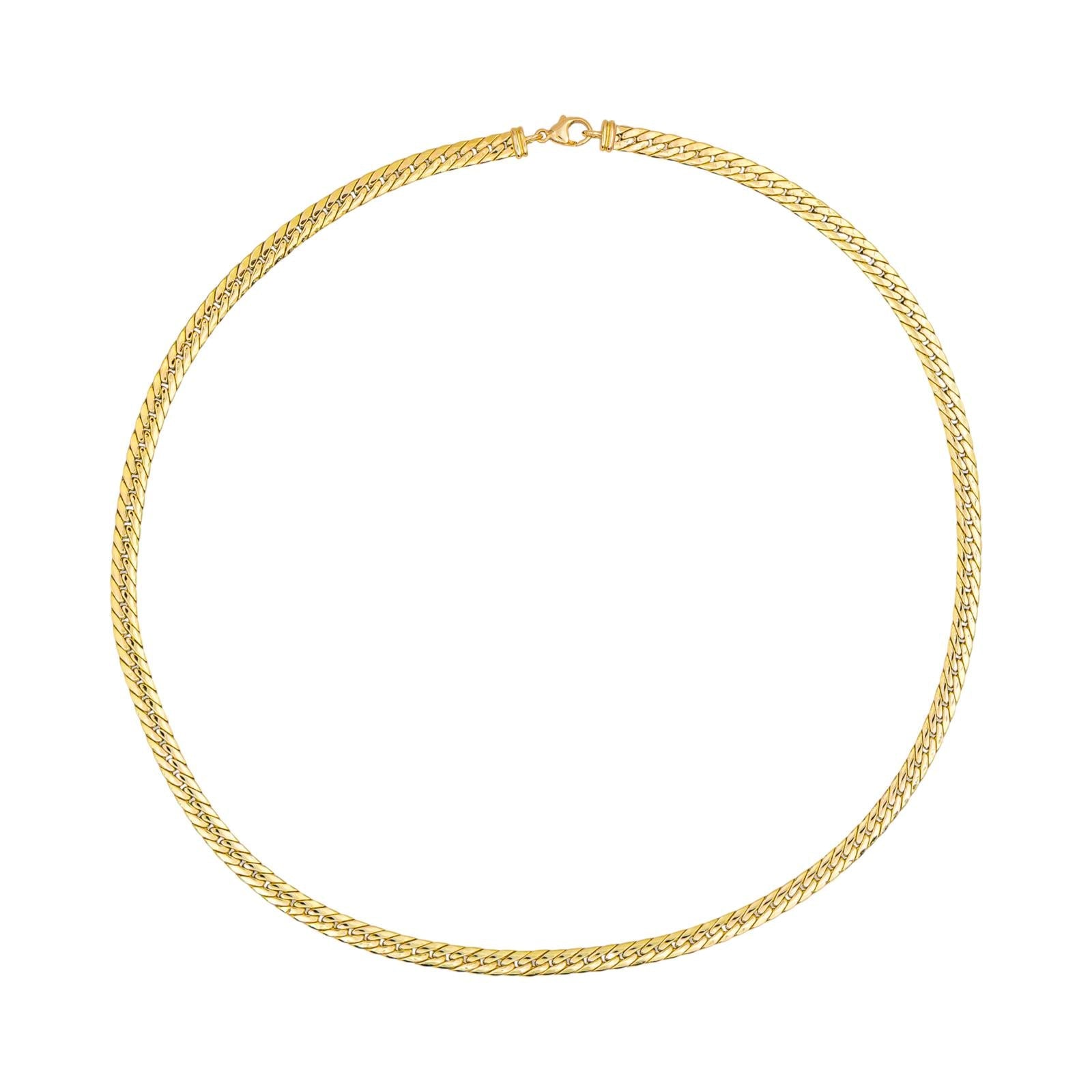 Collier Maille anglaise Or jaune