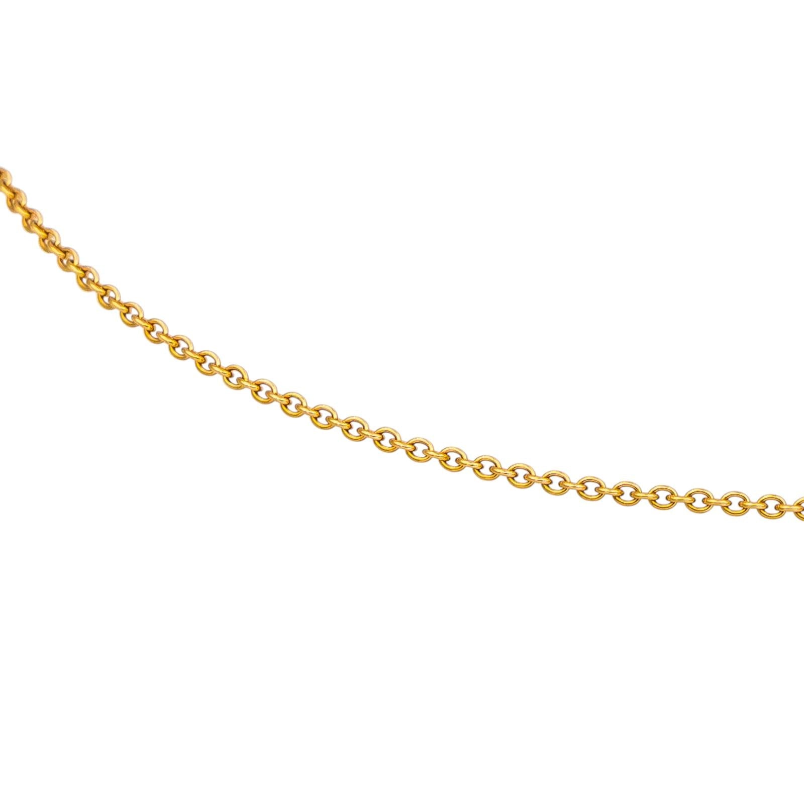 Collier Maille forçat Or jaune