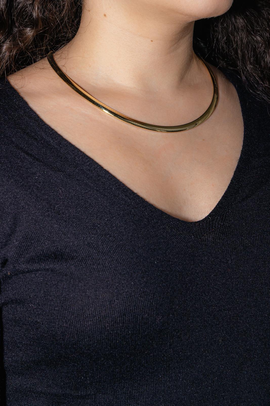 Collier Or jaune Saphir