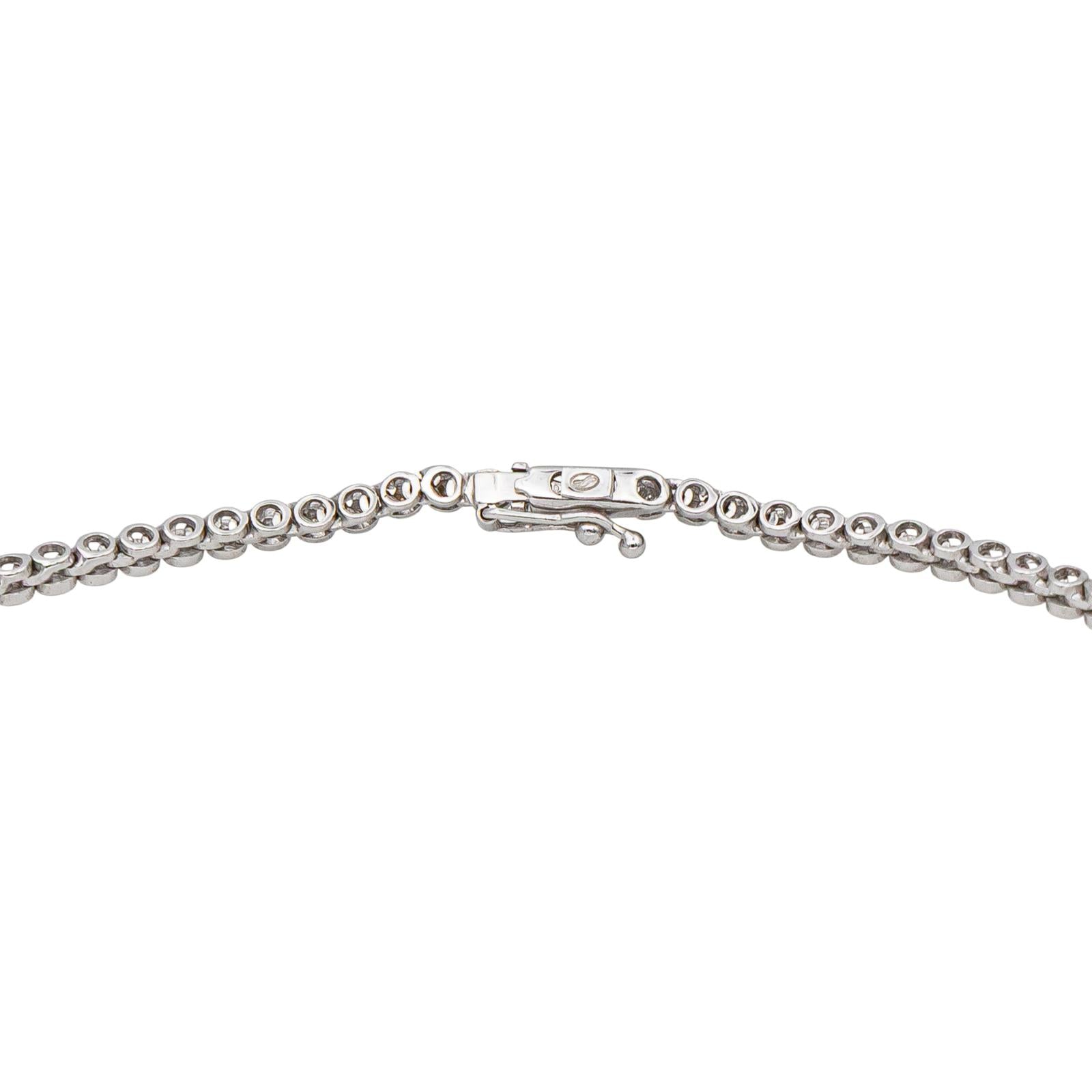 Collier Rivière Or blanc Diamant