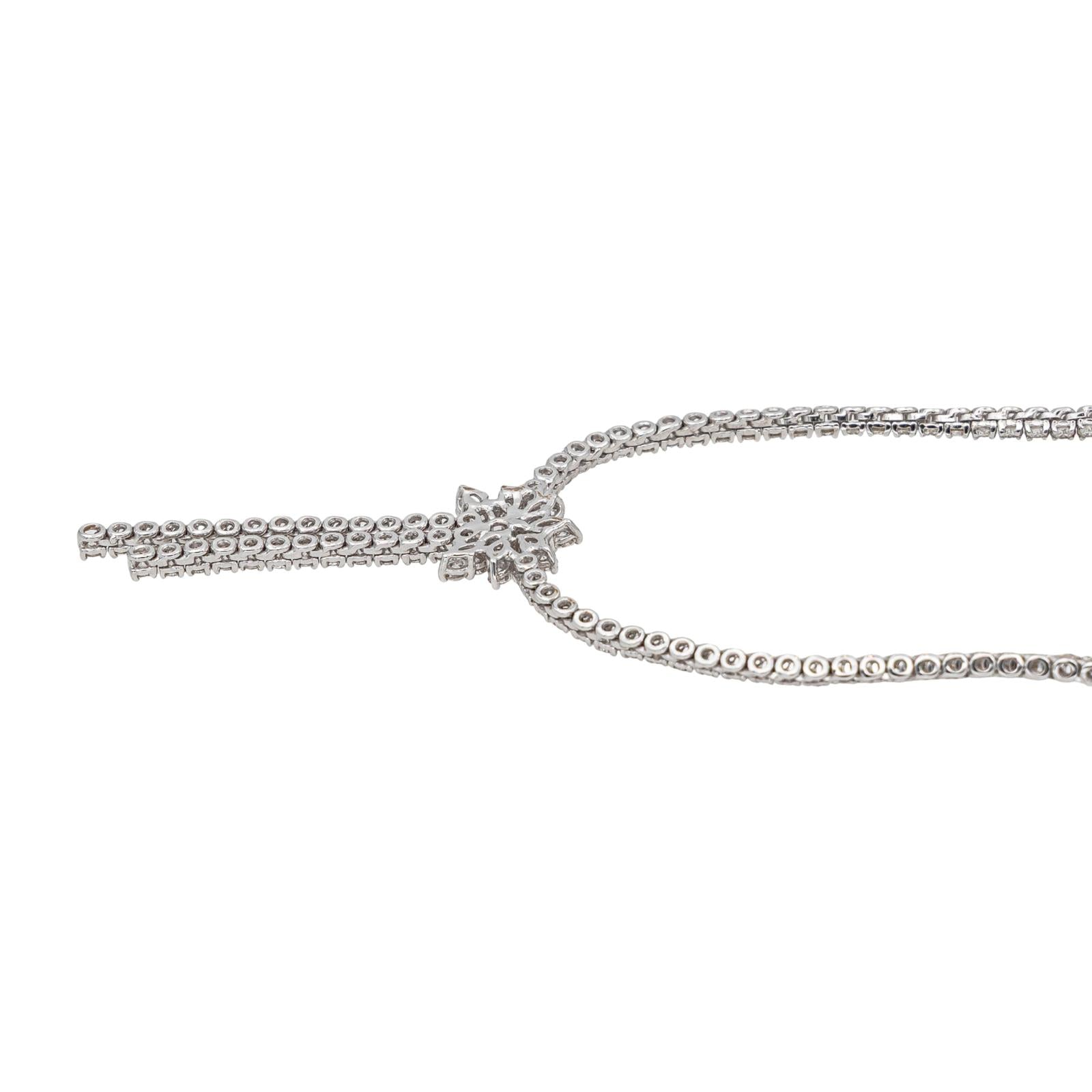Collier Rivière Or blanc Diamant