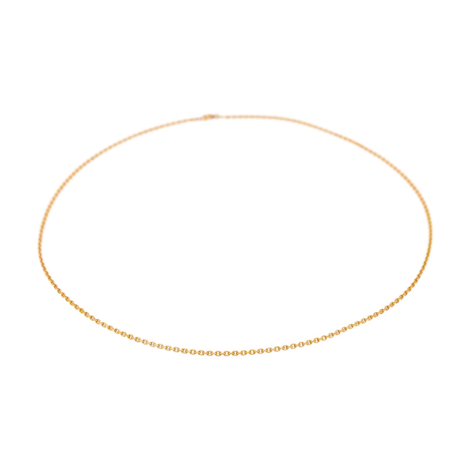 Collier Maille forçat Or rose