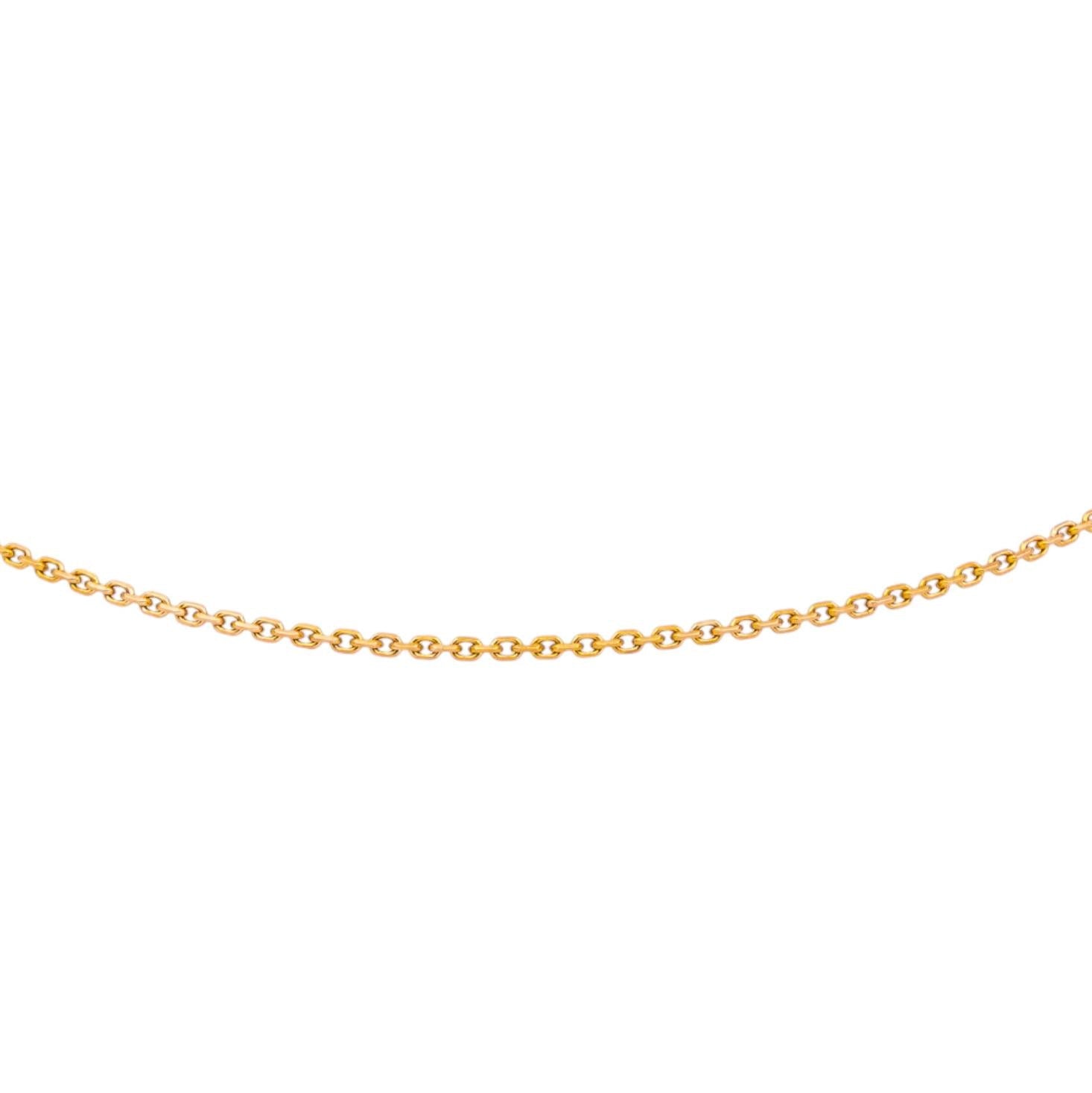 Collier Maille forçat Or rose