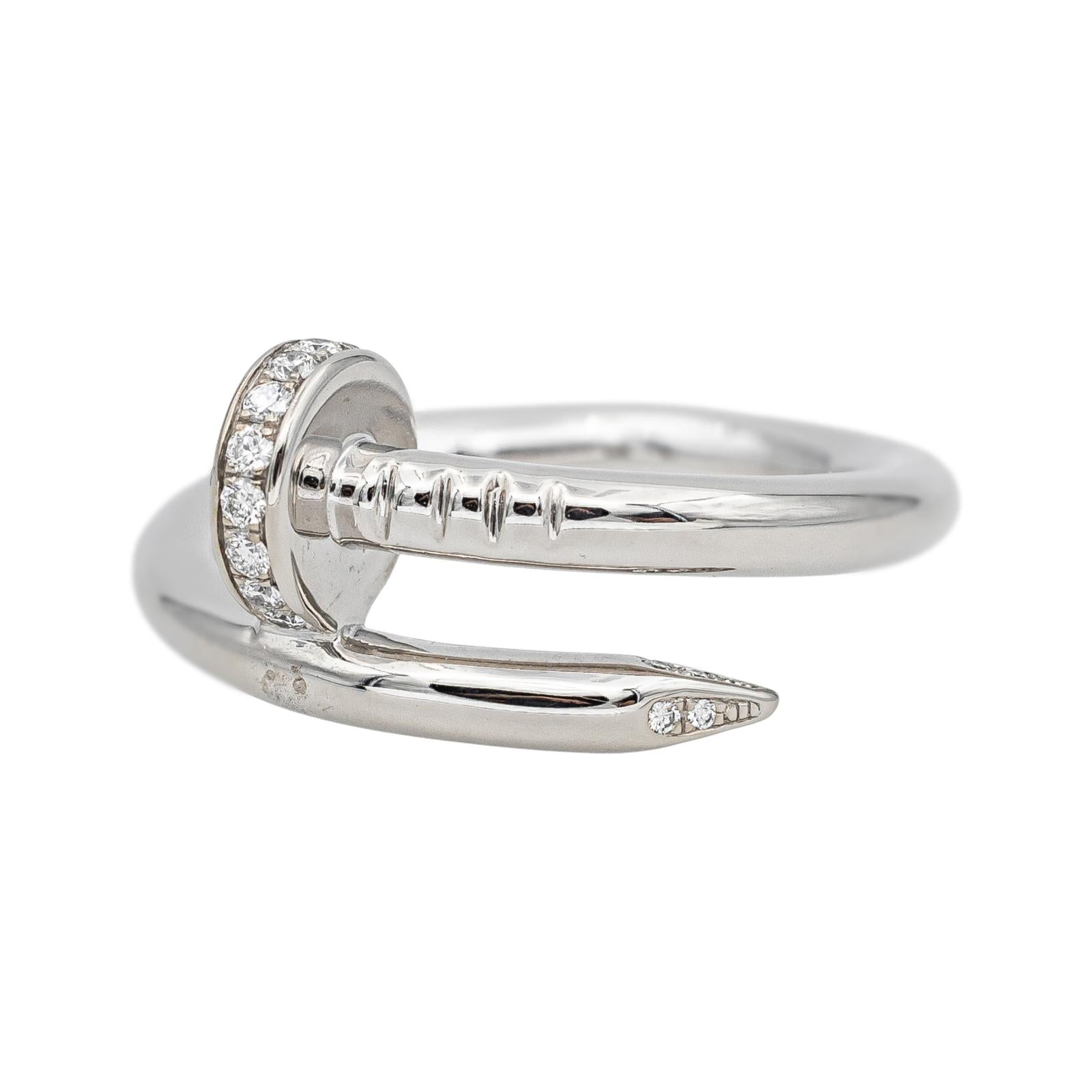 Cartier Bague Juste un clou Or blanc Diamant