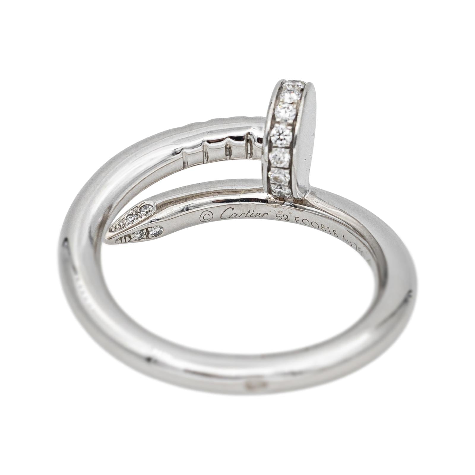 Cartier Bague Juste un clou Or blanc Diamant