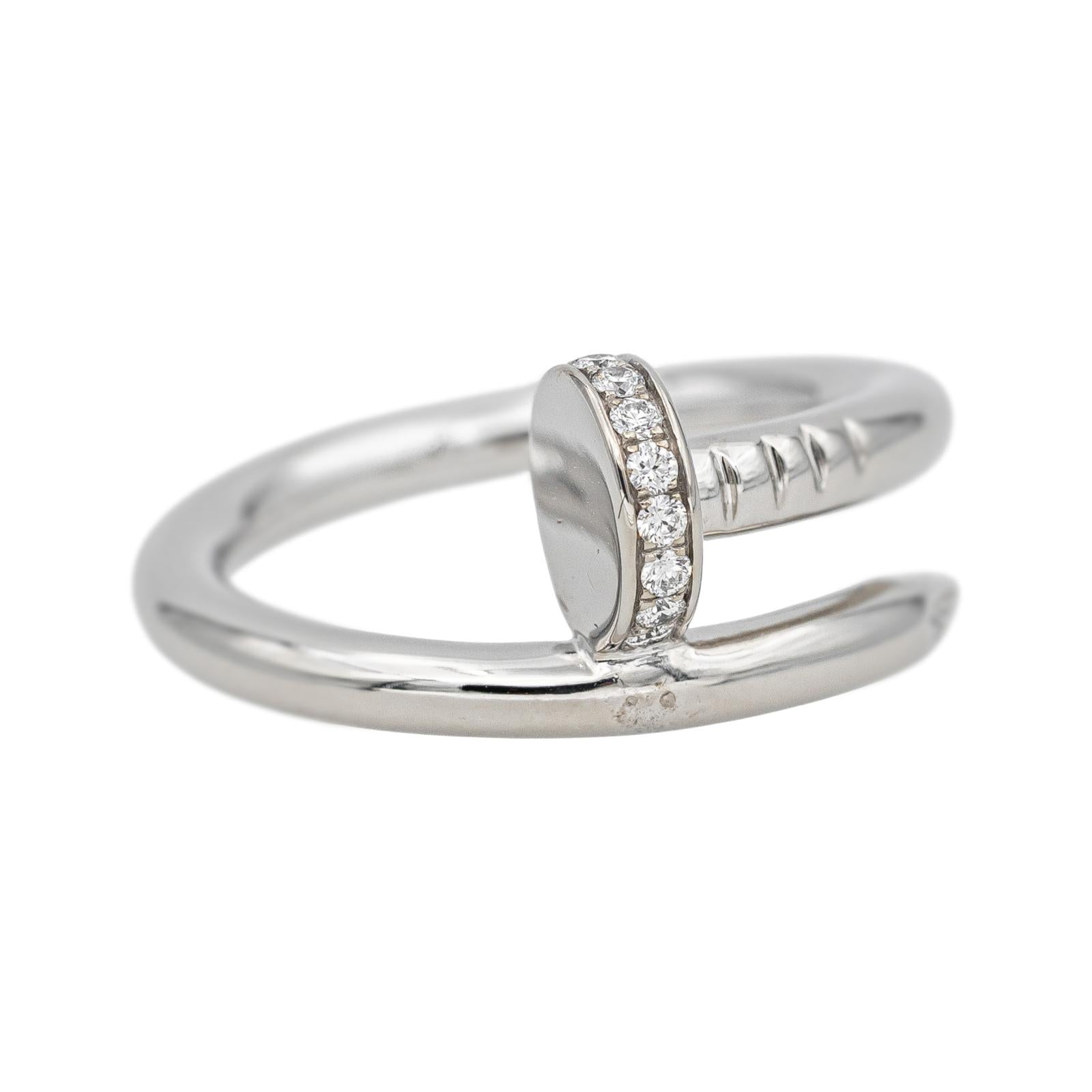 Cartier Bague Juste un clou Or blanc Diamant
