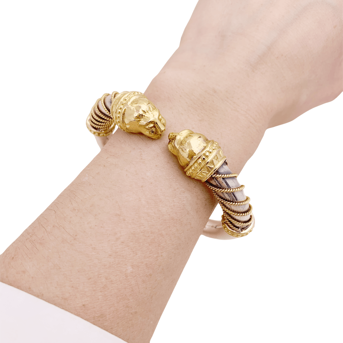 Bracelet Zolotas, "Heritage", or jaune, argent. - Maison Eloe