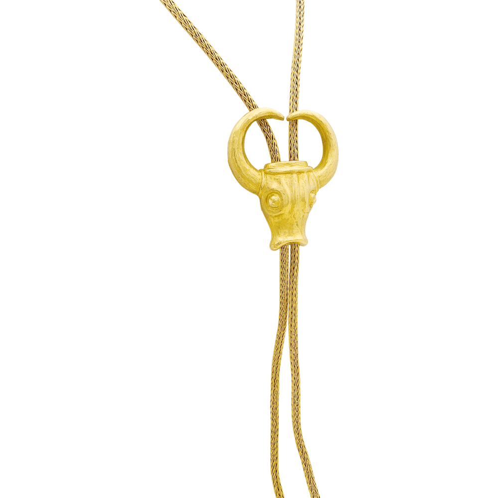 Collier LALAOUNIS, « Taureau », or jaune.
