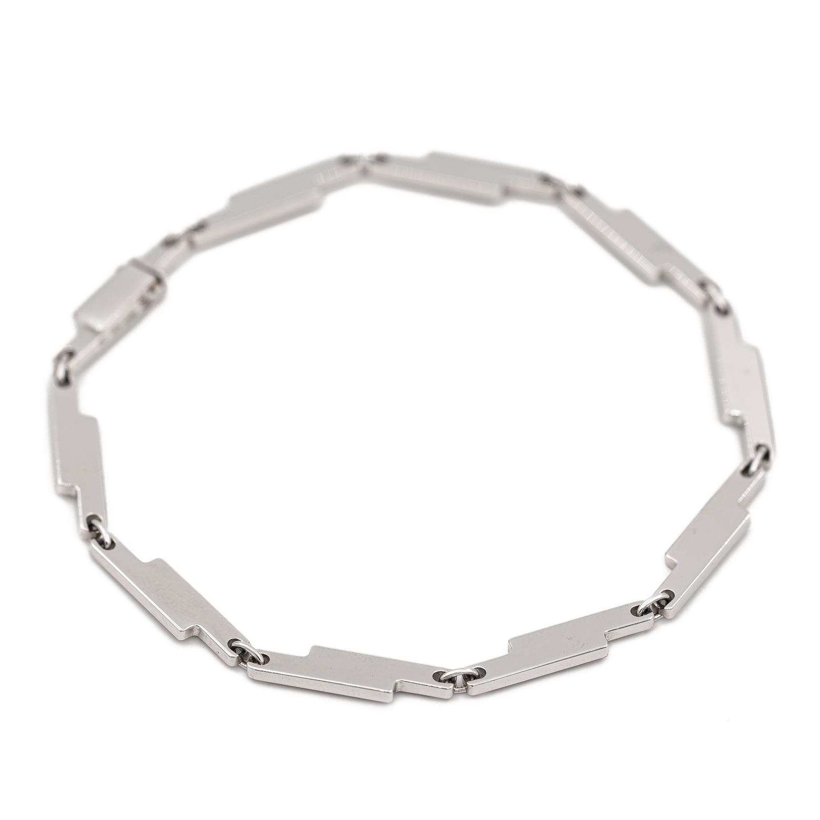 Dinh Van Bracelet Seventies White gold Diamond