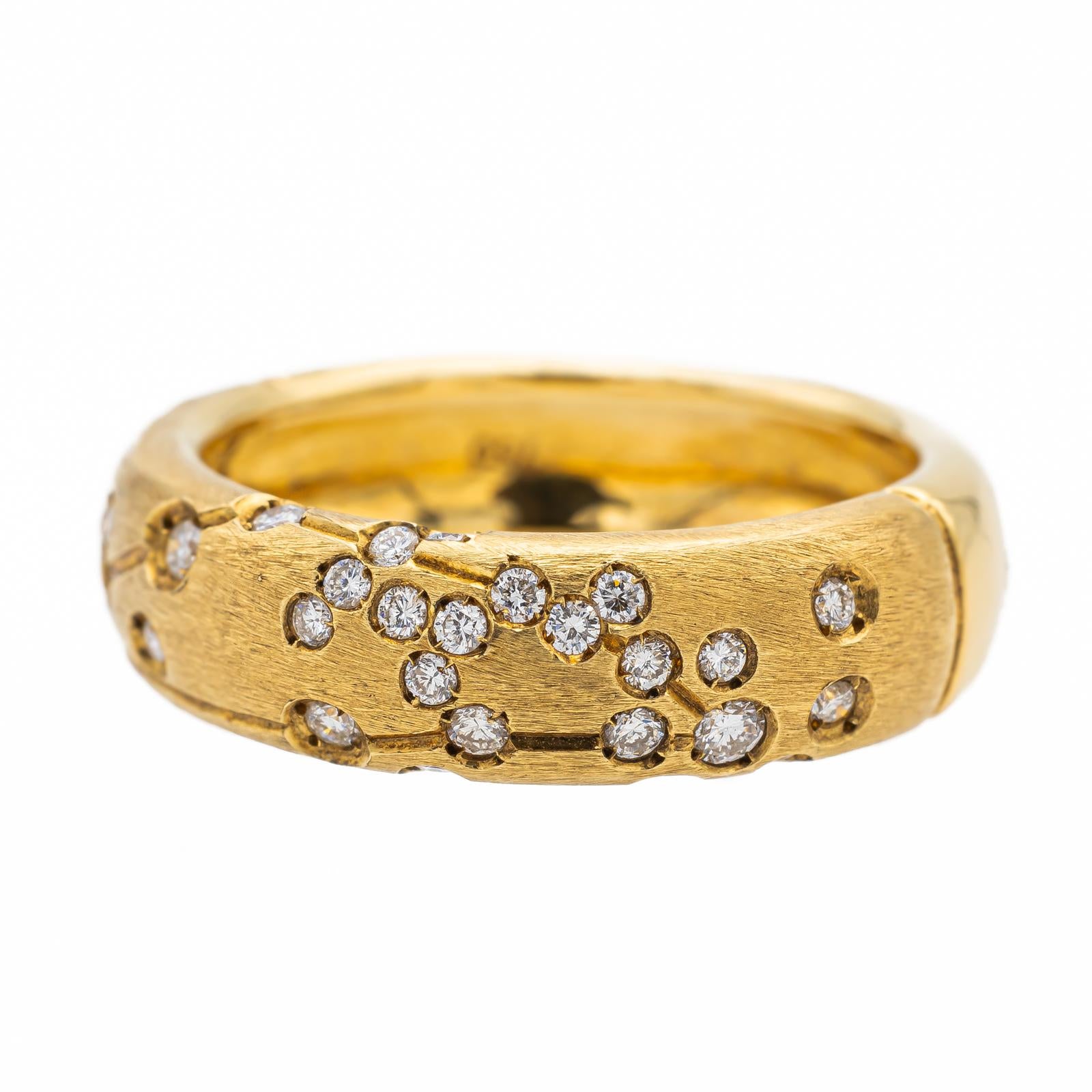 Repossi Astral Ring Yellow Gold Diamond