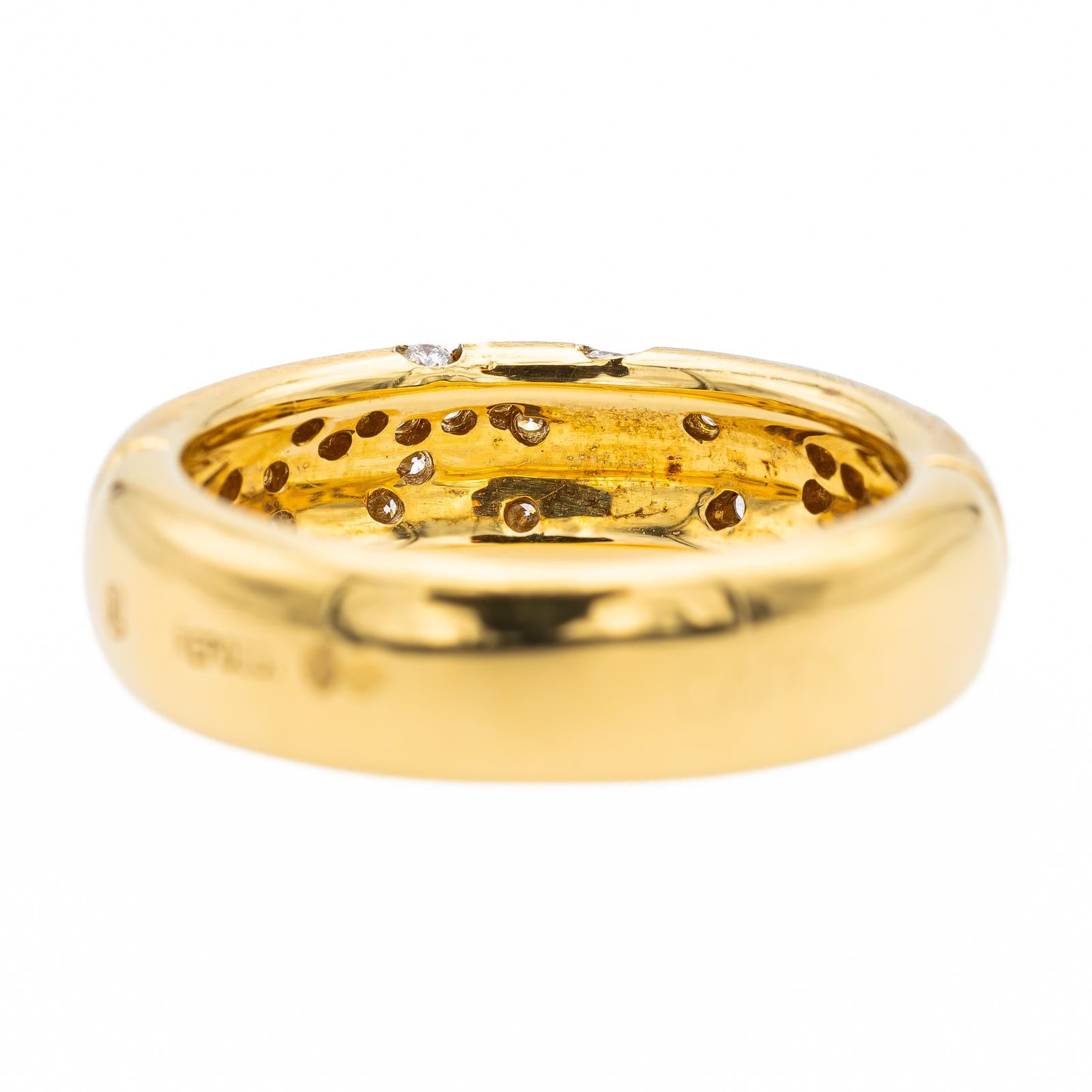 Repossi Astral Ring Yellow Gold Diamond