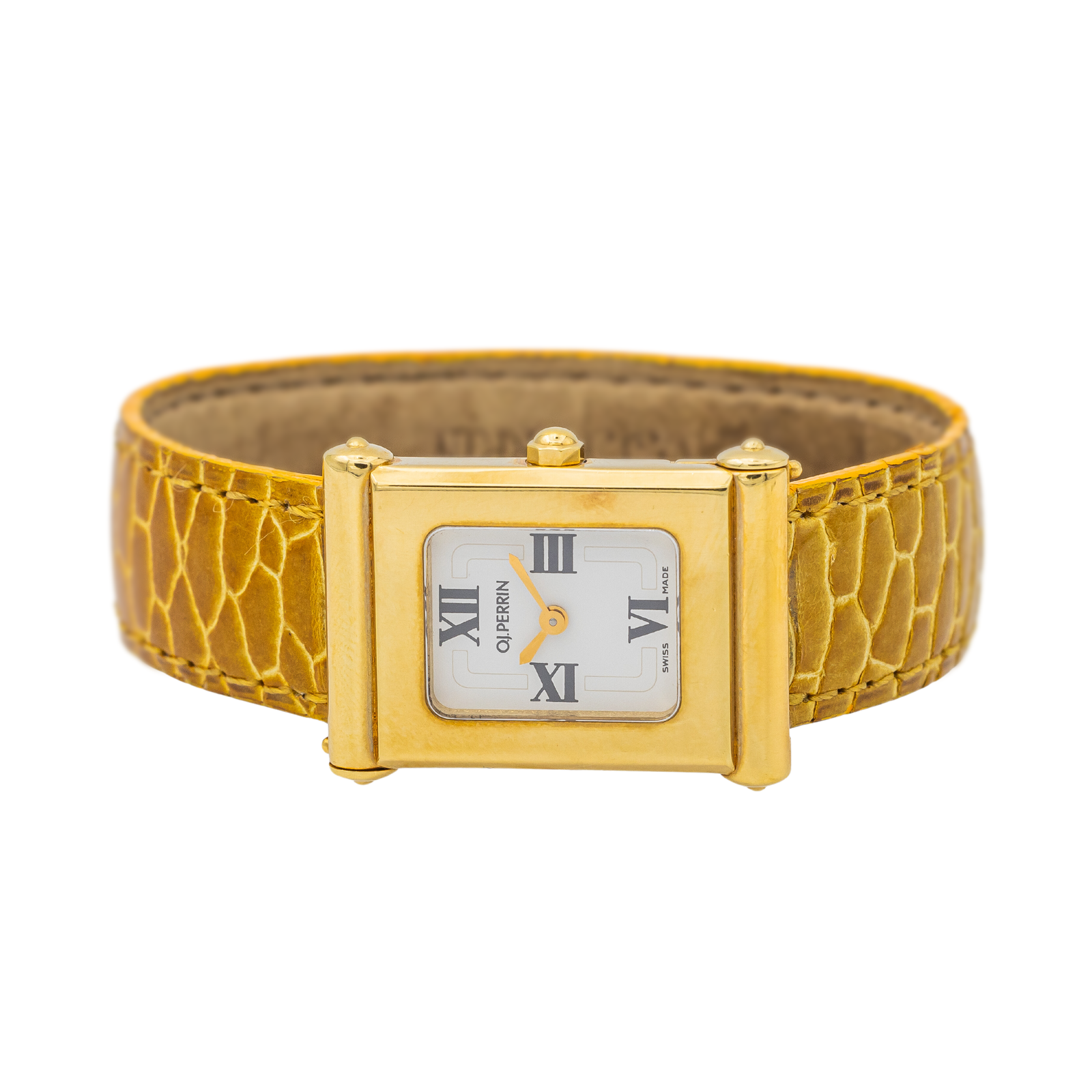 OJ Perrin Milady Yellow Gold Watch
