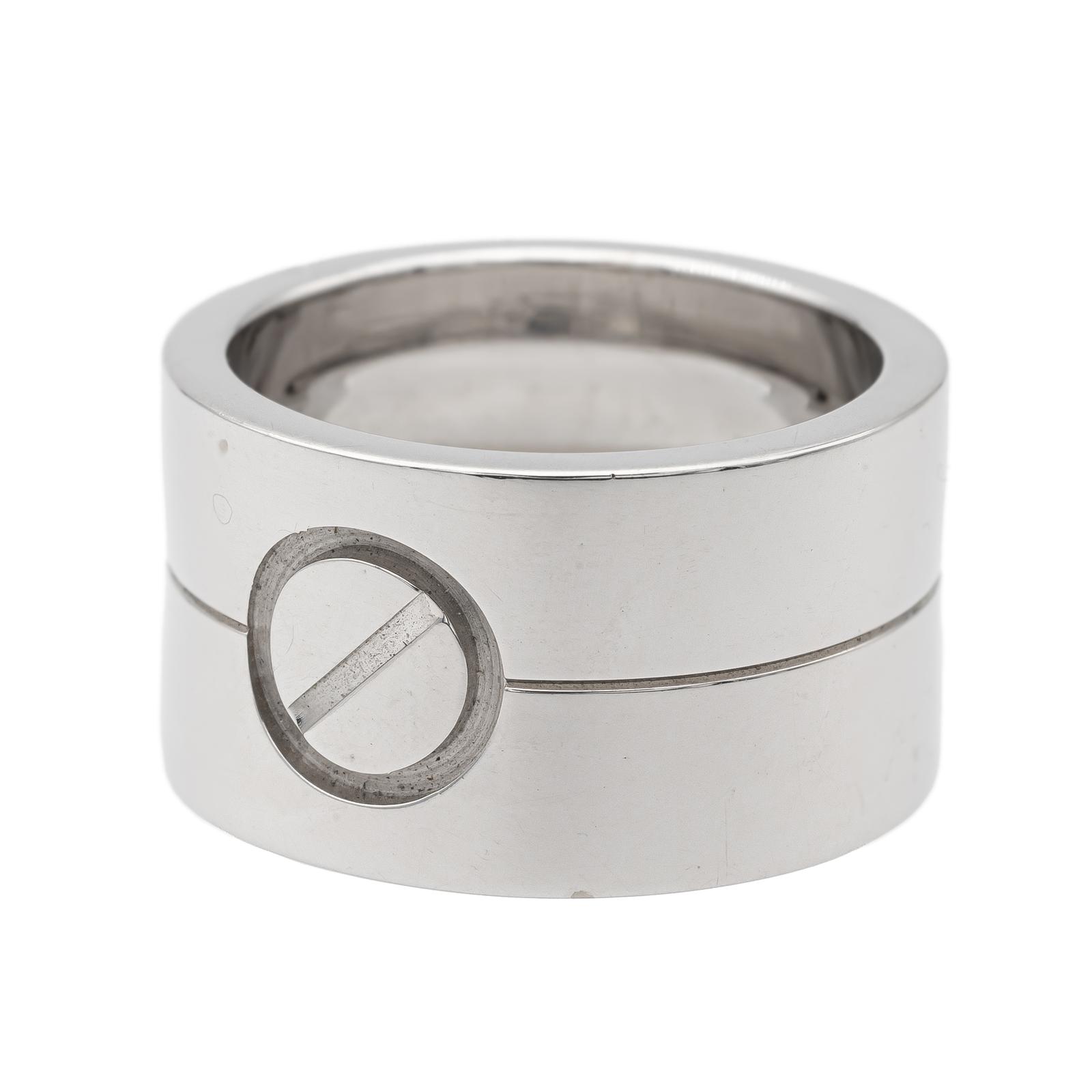 Cartier Love Ring White Gold