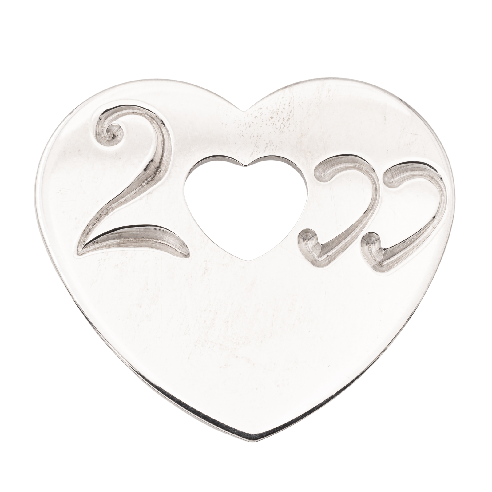 Poiray Pendentif Coeur Or blanc