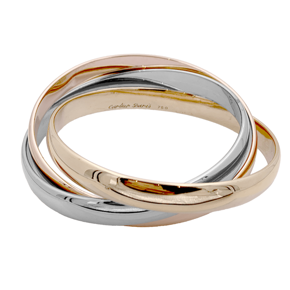 Bracelet Cartier, "Trinity", trois ors. - Maison Eloe