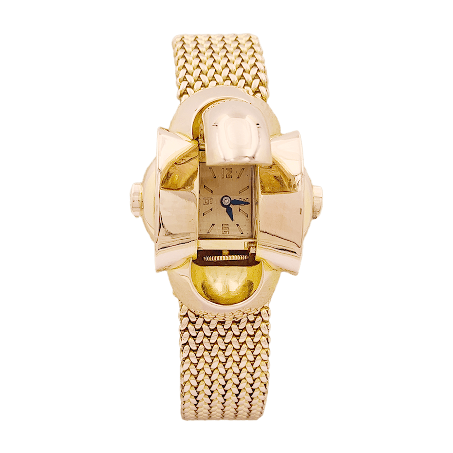 Montre vintage secrète, or rose. - Maison Eloe