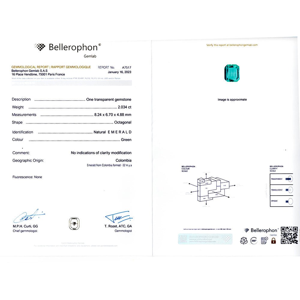 Bague vintage or jaune, émeraudes. - Maison Eloe
