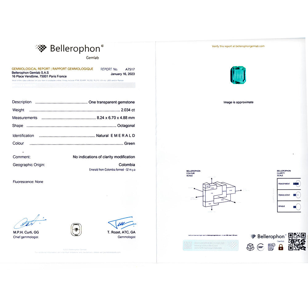 Bague vintage or jaune, émeraudes.