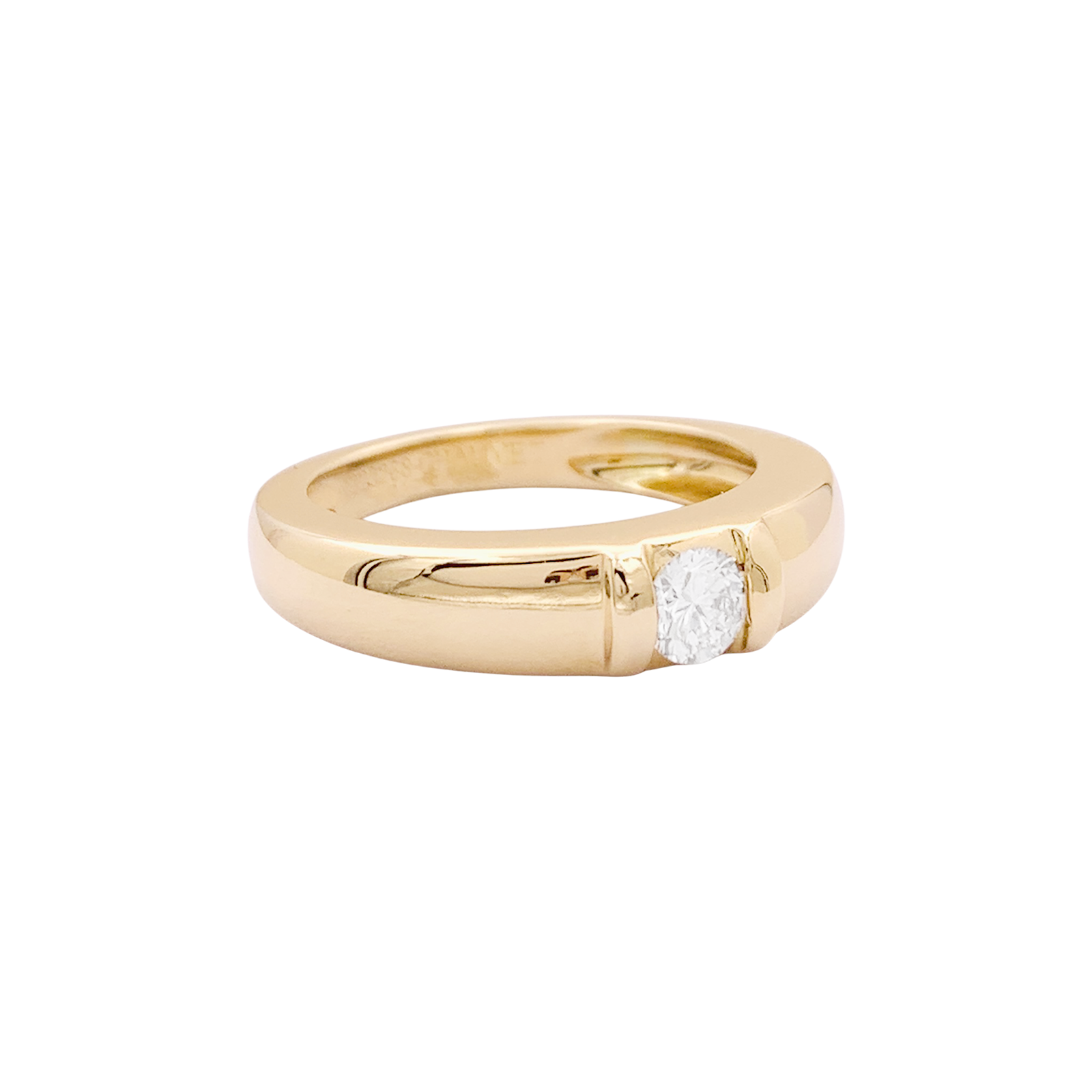 Bague Chaumet, "Gioia", or jaune, diamant.