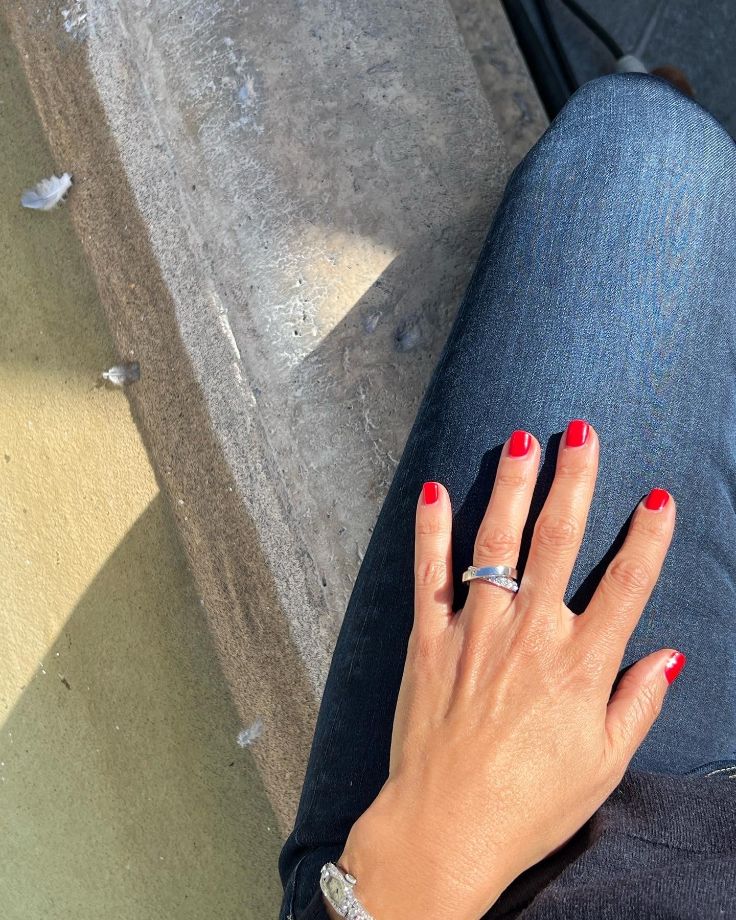 White gold and diamond ring from Cartier, Nouvelle Vague model